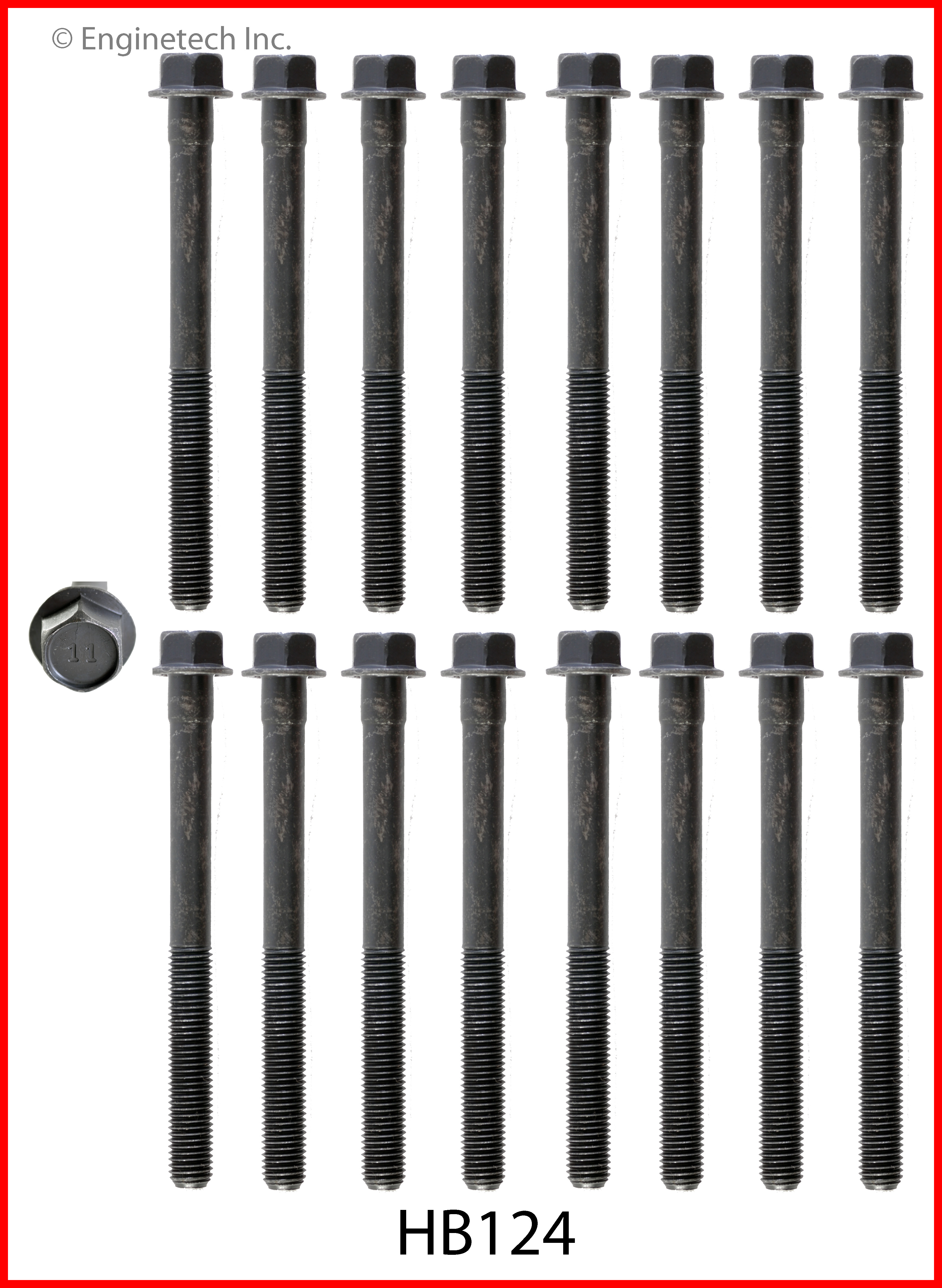 Engine Cylinder Head Bolt Set