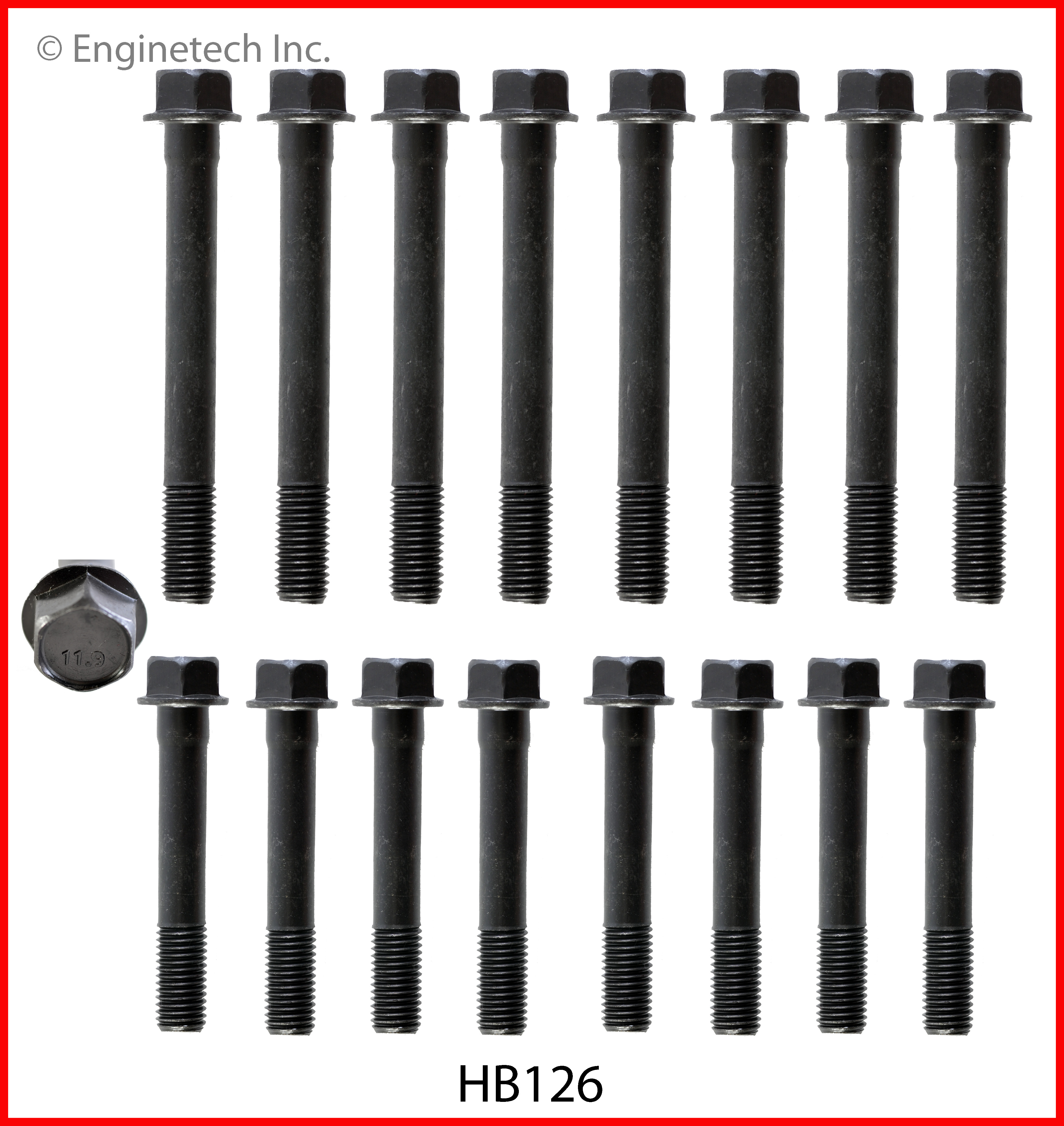 Engine Cylinder Head Bolt Set