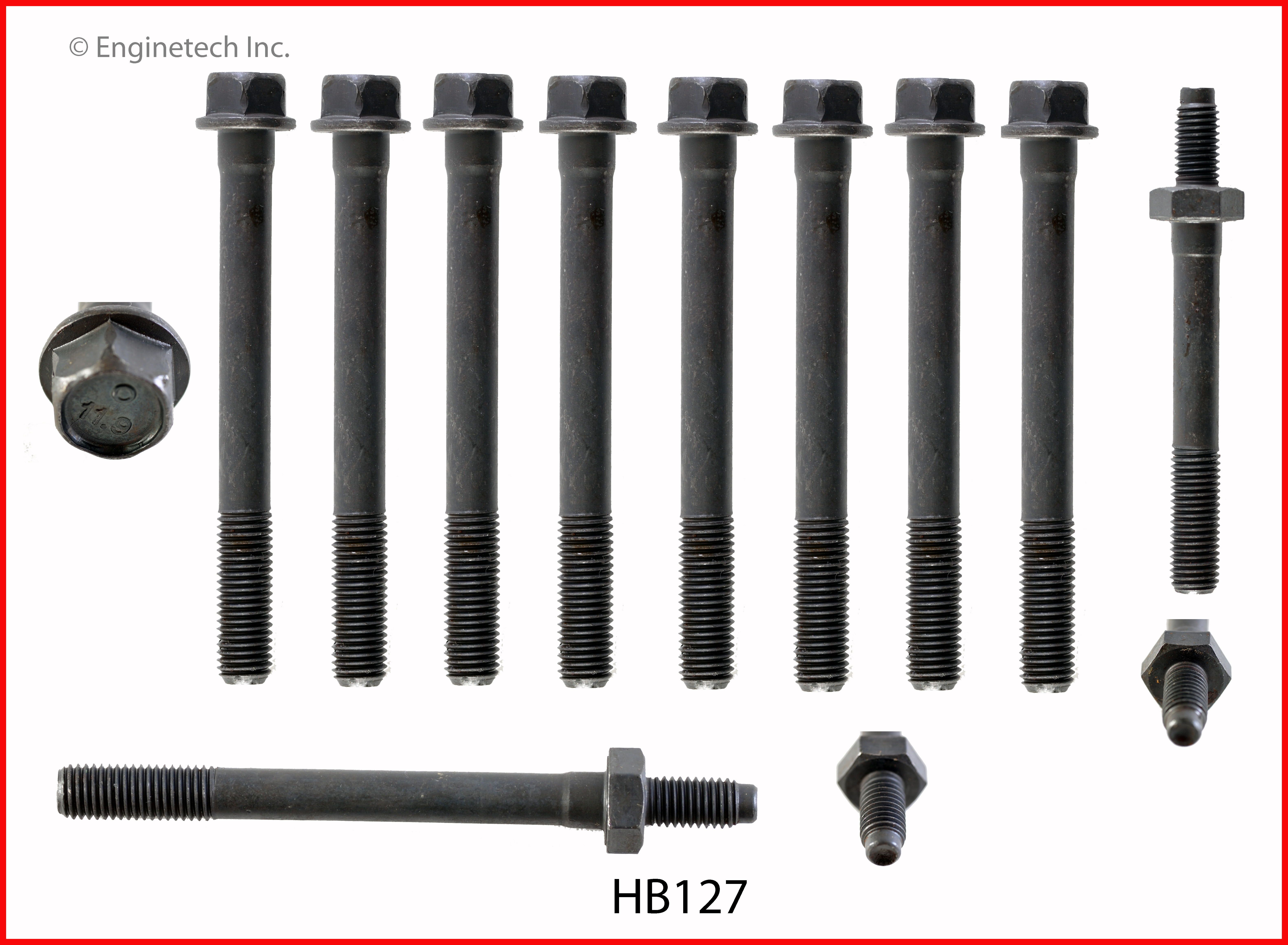 Engine Cylinder Head Bolt Set