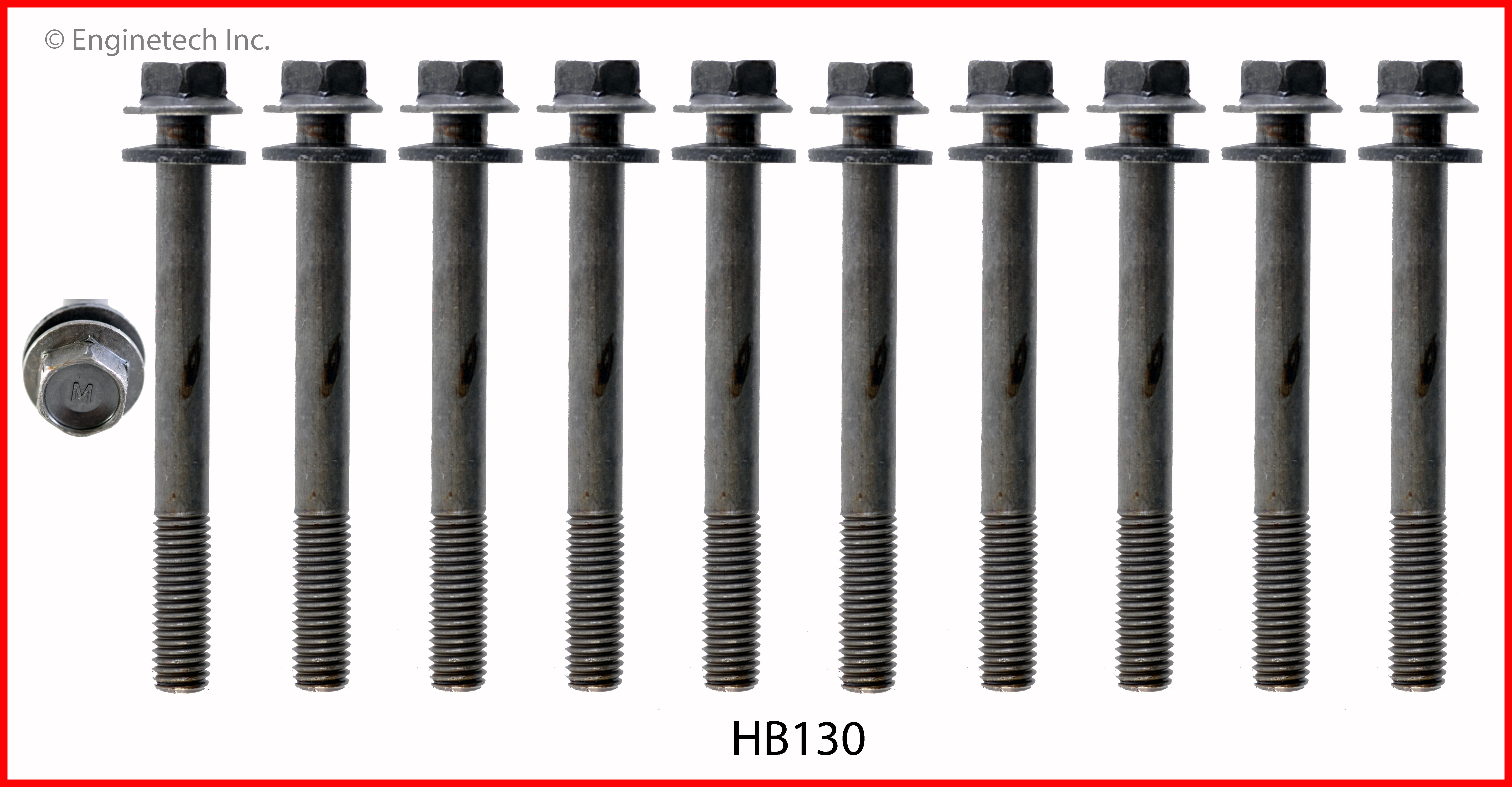 Engine Cylinder Head Bolt Set