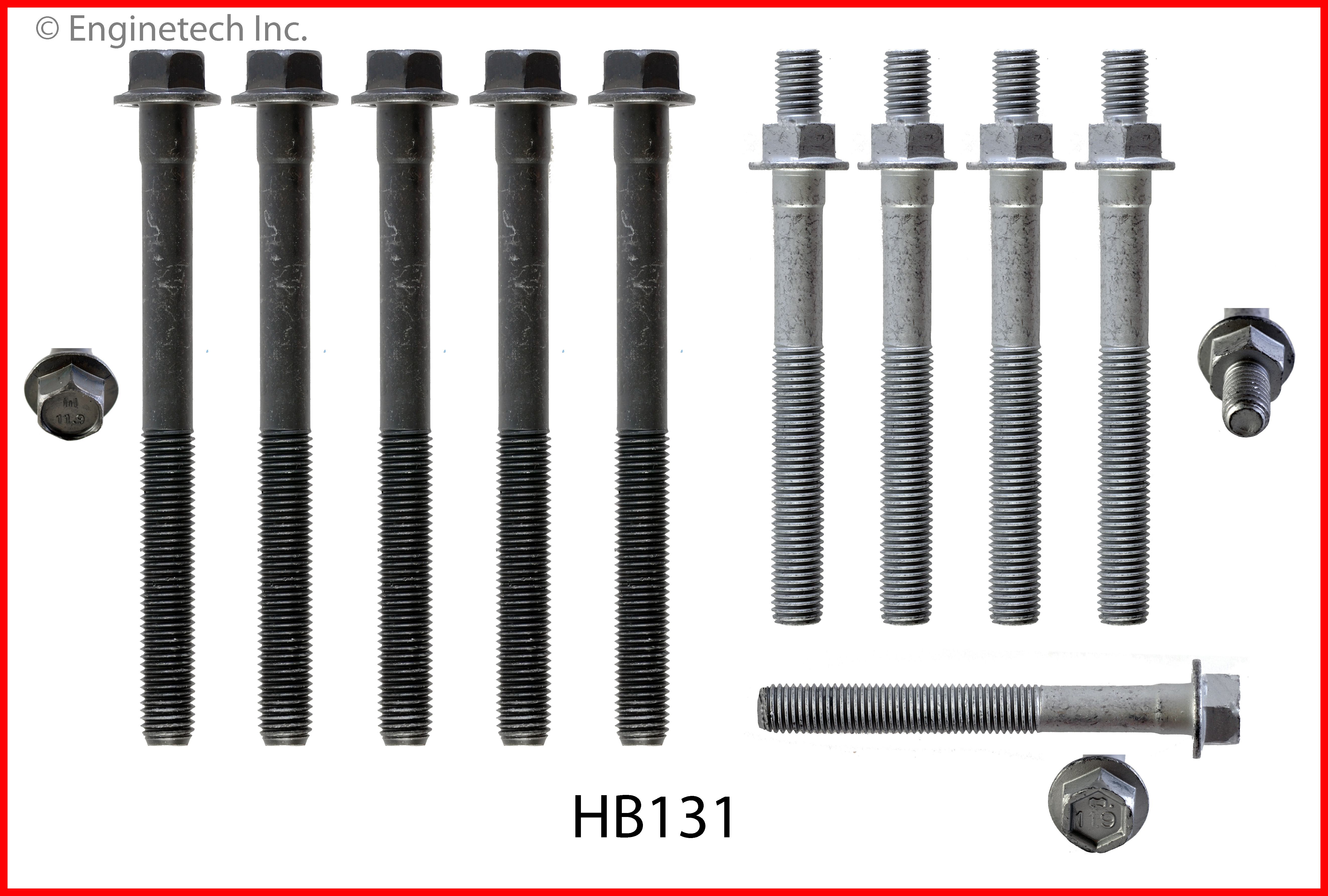 Engine Cylinder Head Bolt Set