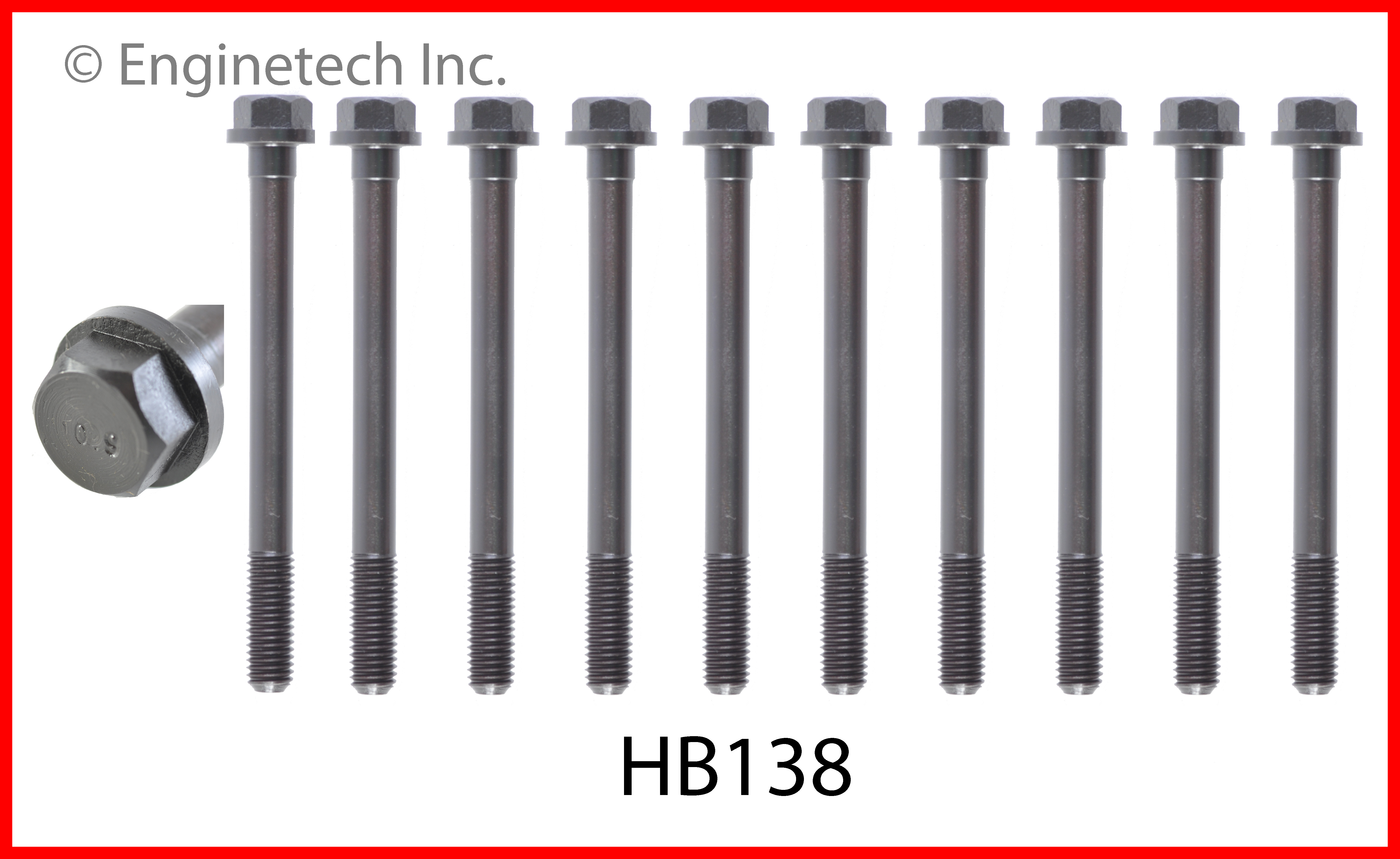 Engine Cylinder Head Bolt Set