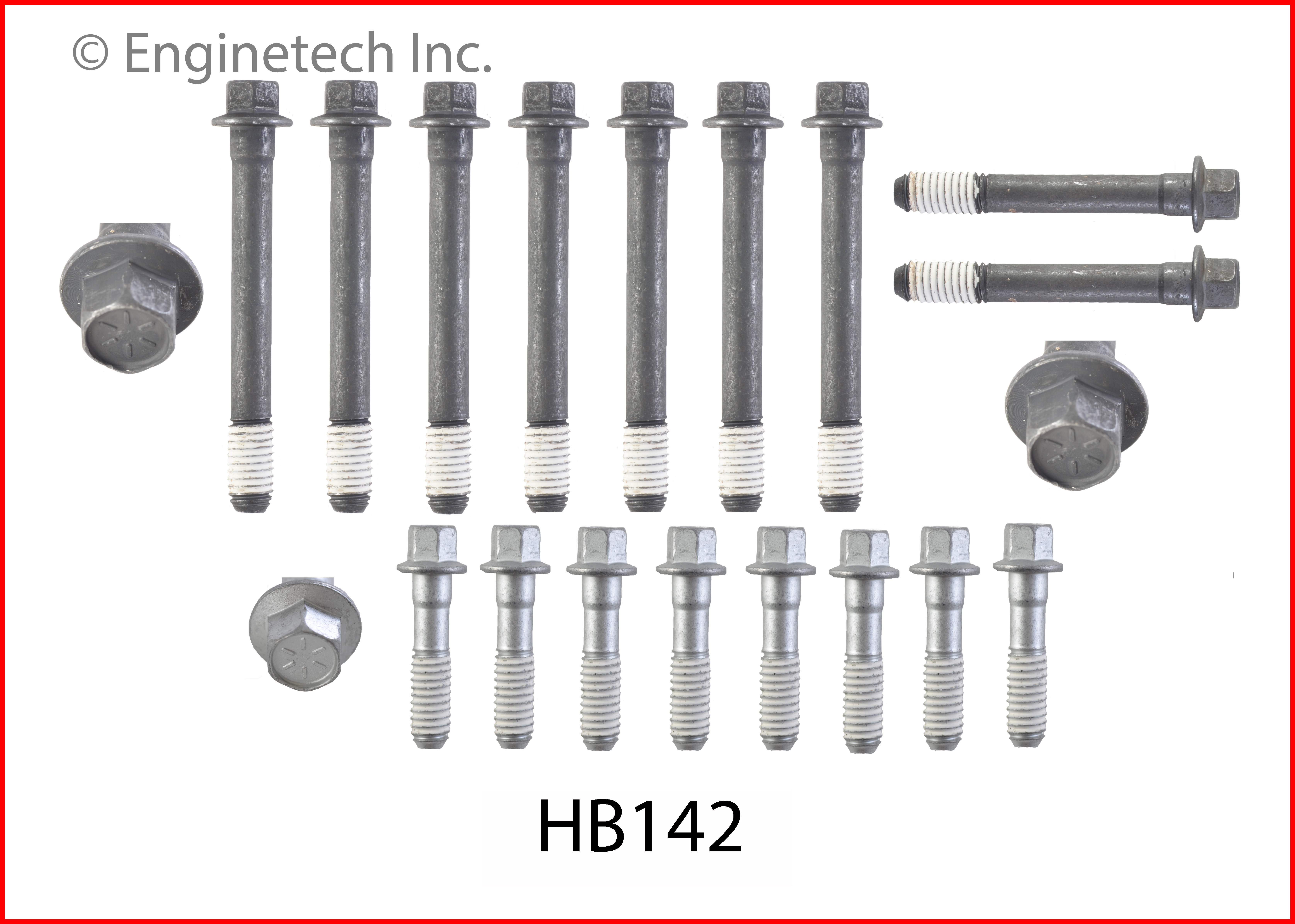 Engine Cylinder Head Bolt Set