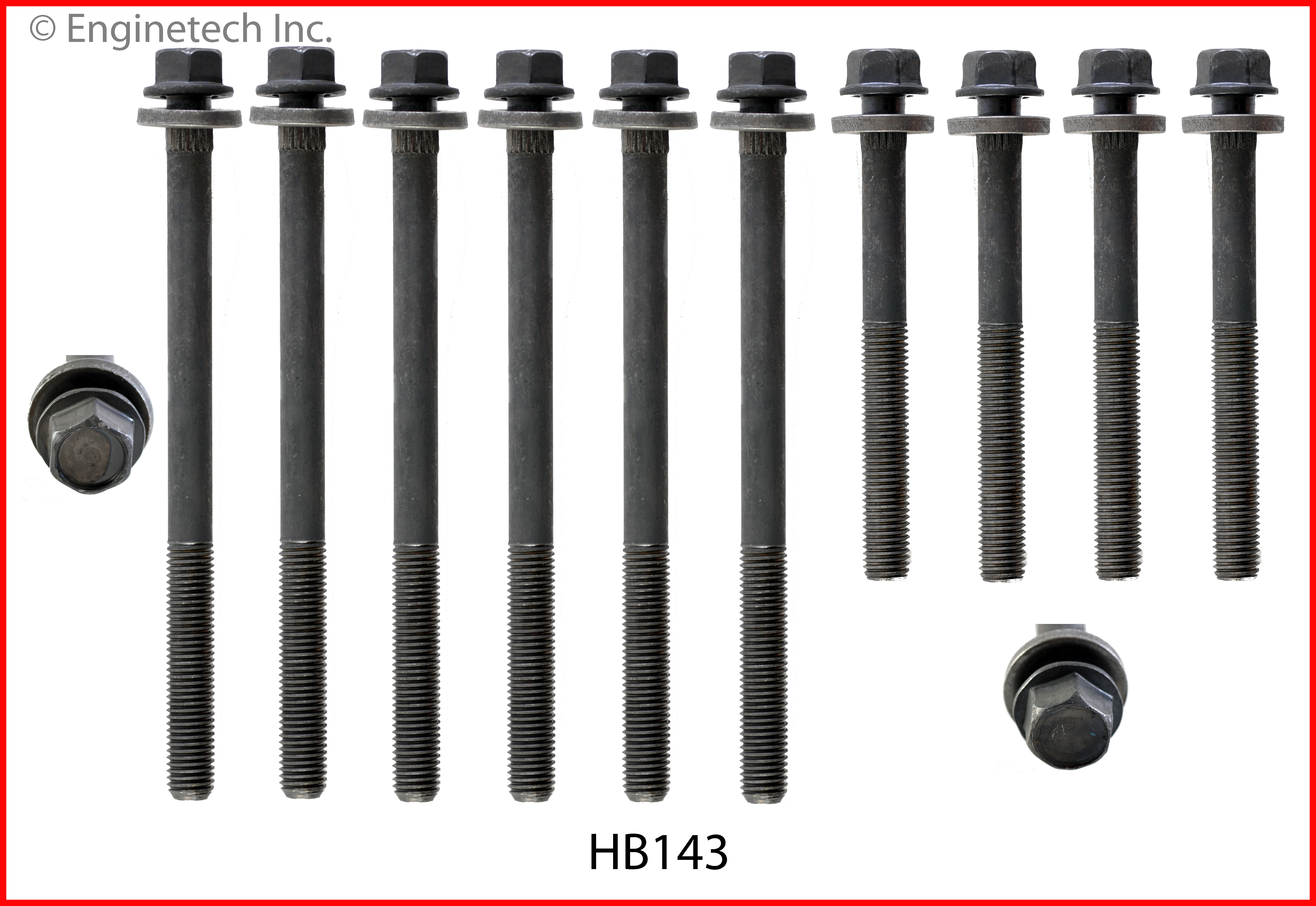 Engine Cylinder Head Bolt Set