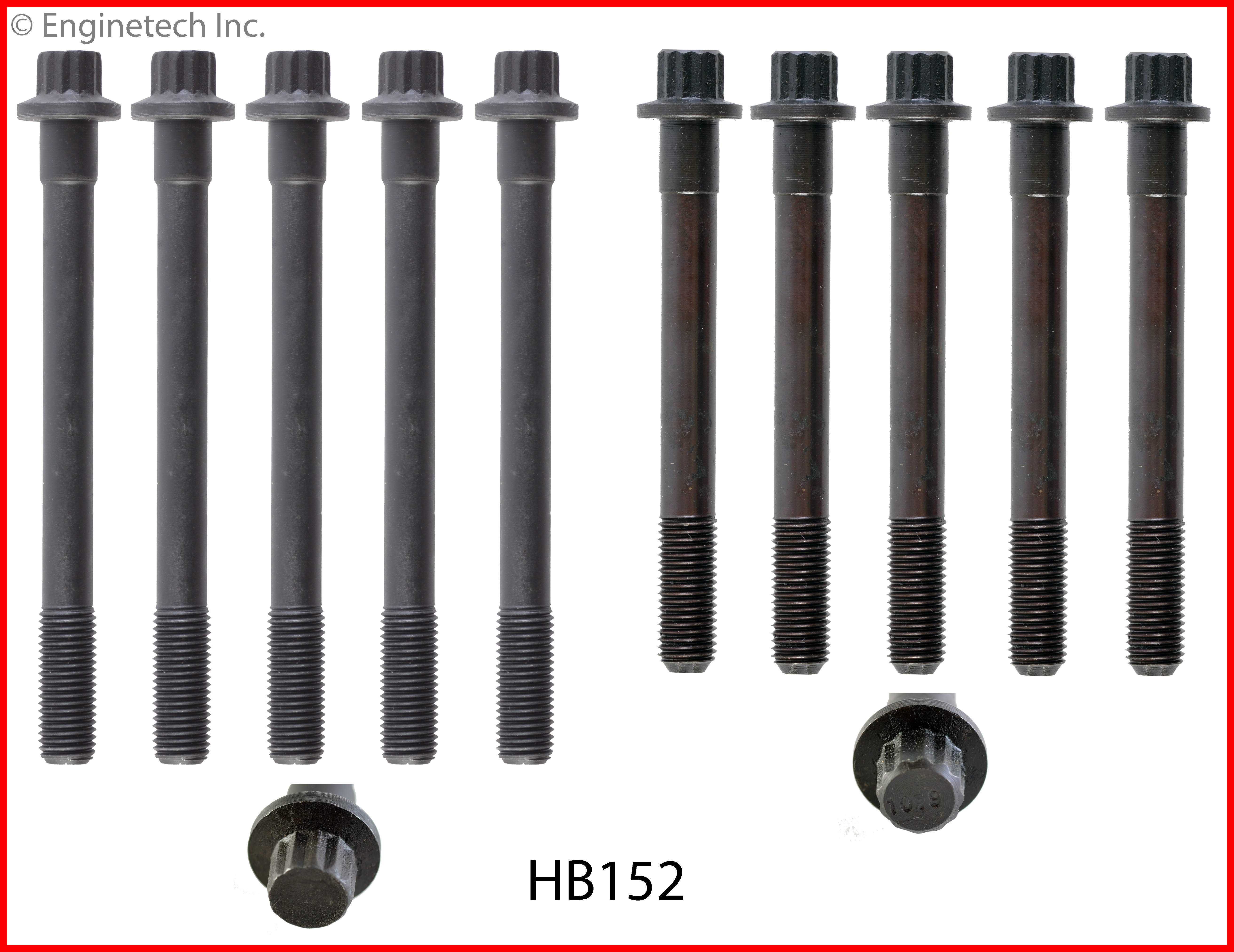 Engine Cylinder Head Bolt Set