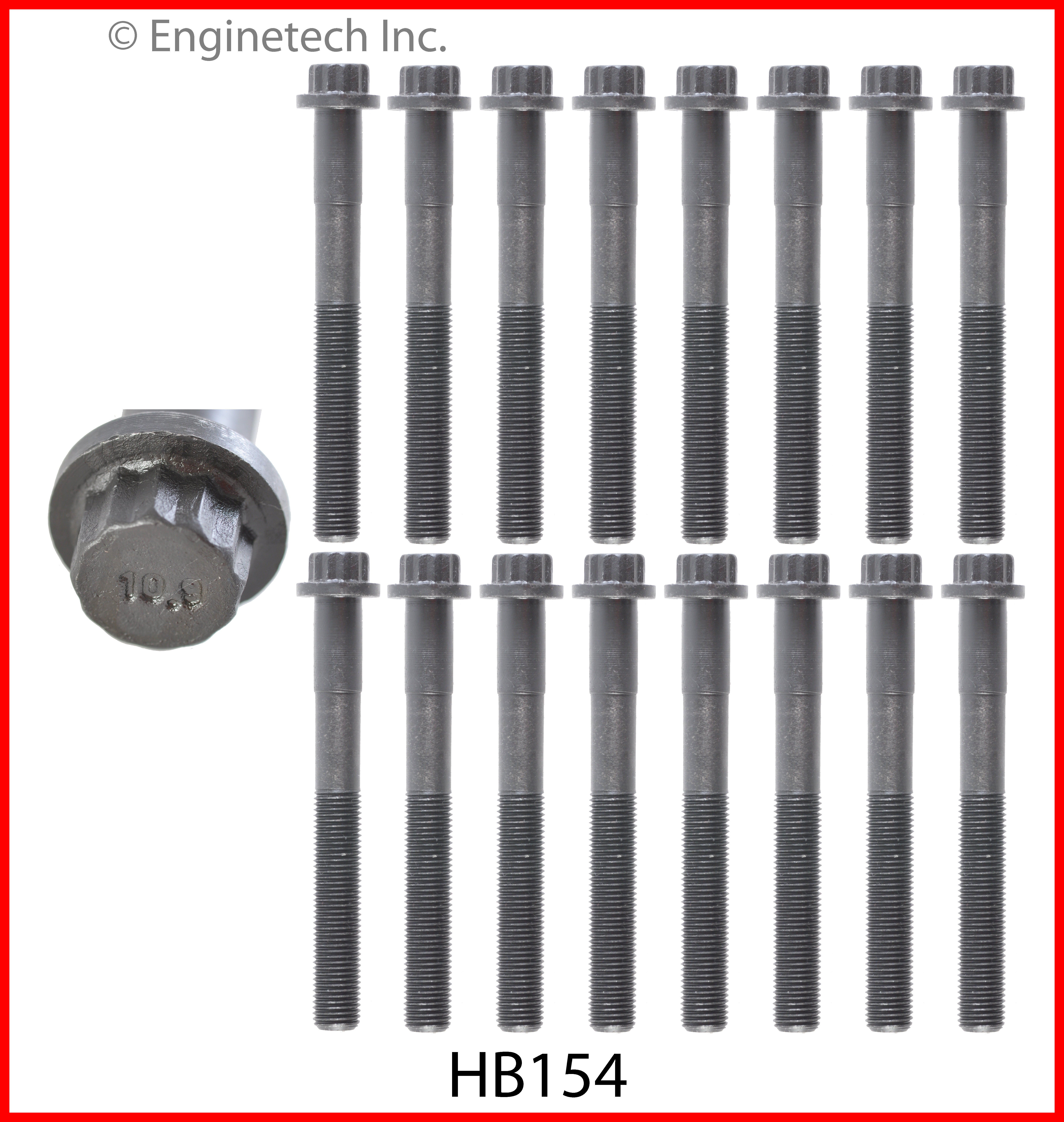 Engine Cylinder Head Bolt Set