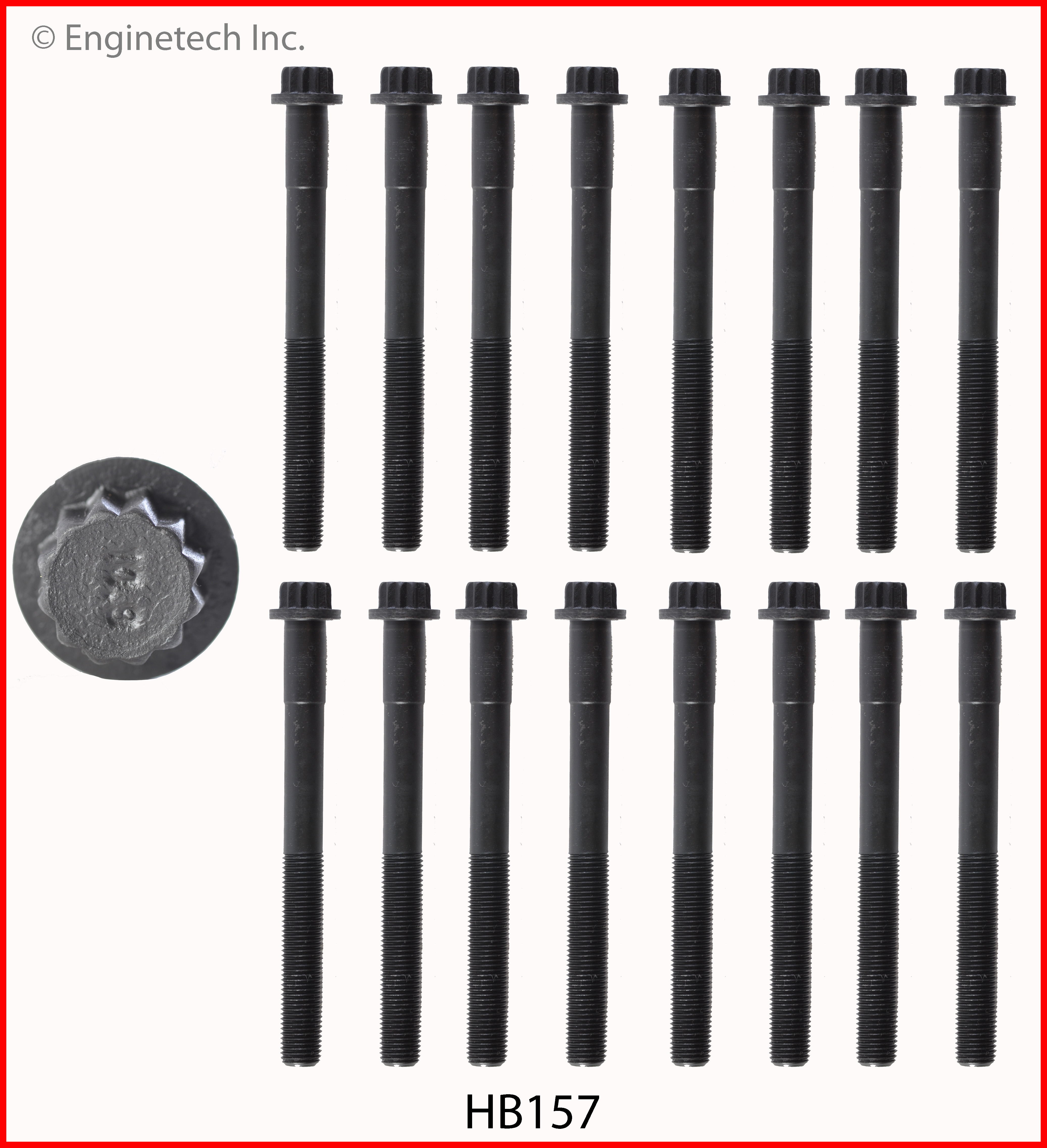 Engine Cylinder Head Bolt Set