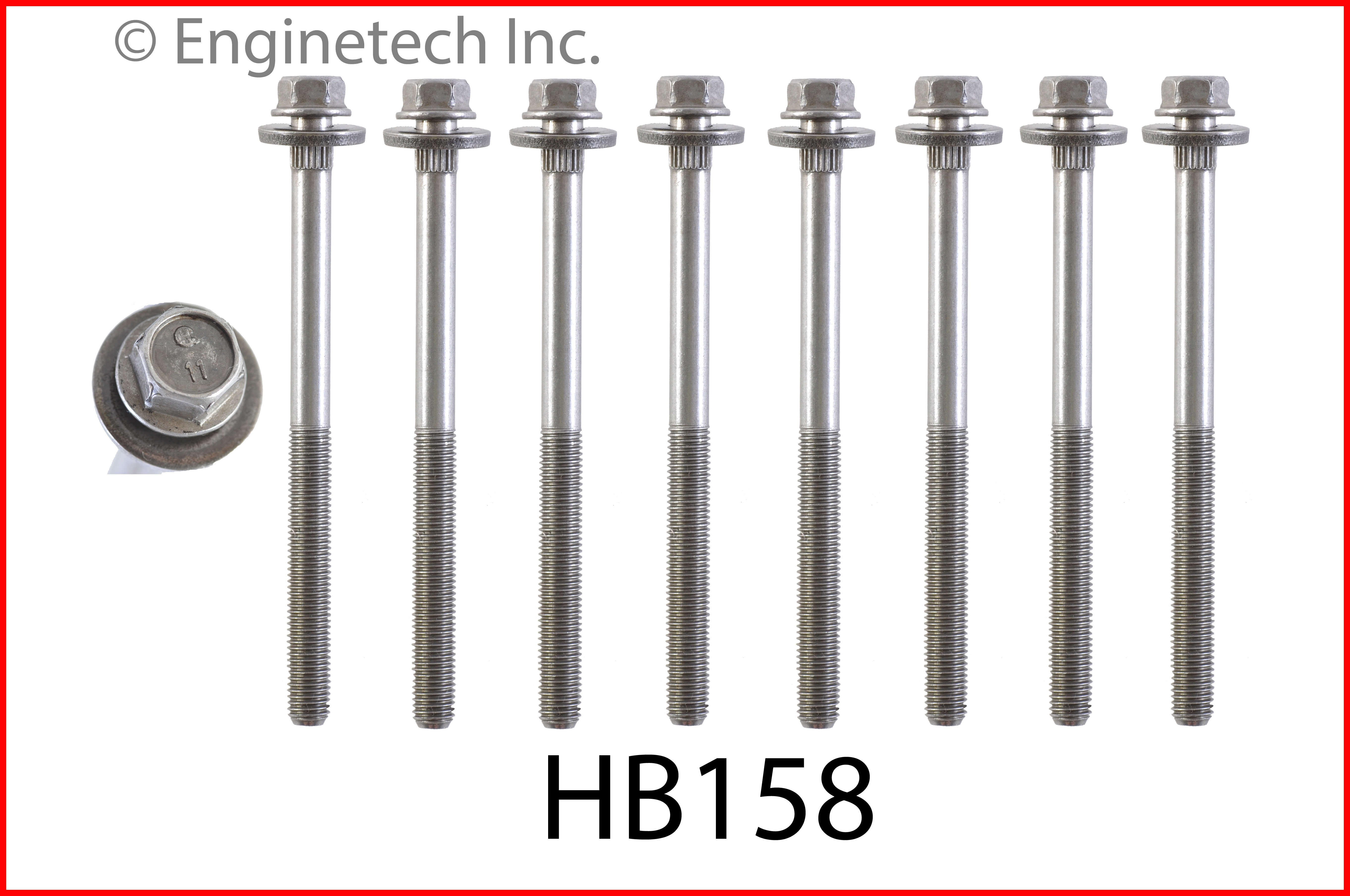 Engine Cylinder Head Bolt Set