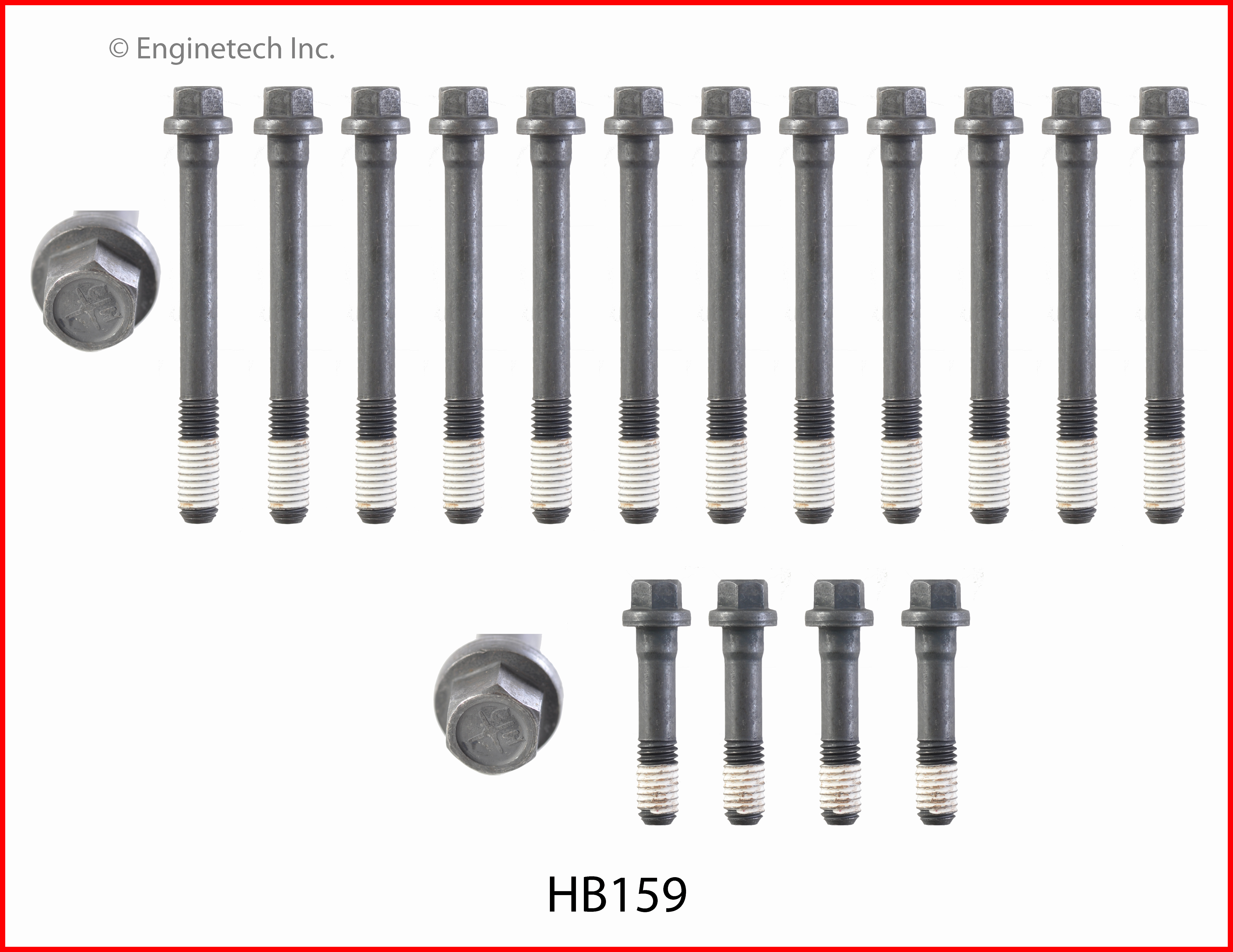 Engine Cylinder Head Bolt Set
