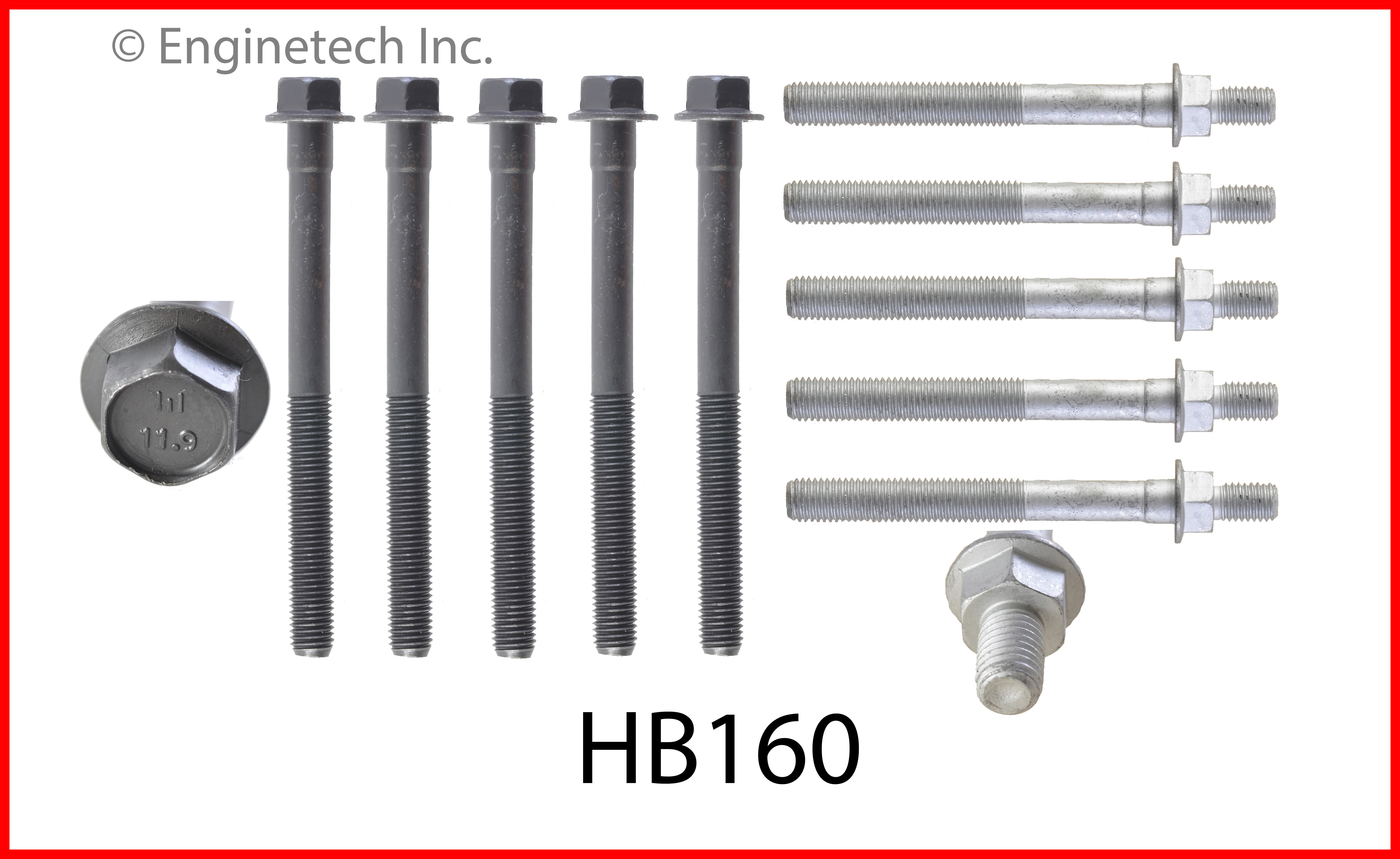 Engine Cylinder Head Bolt Set