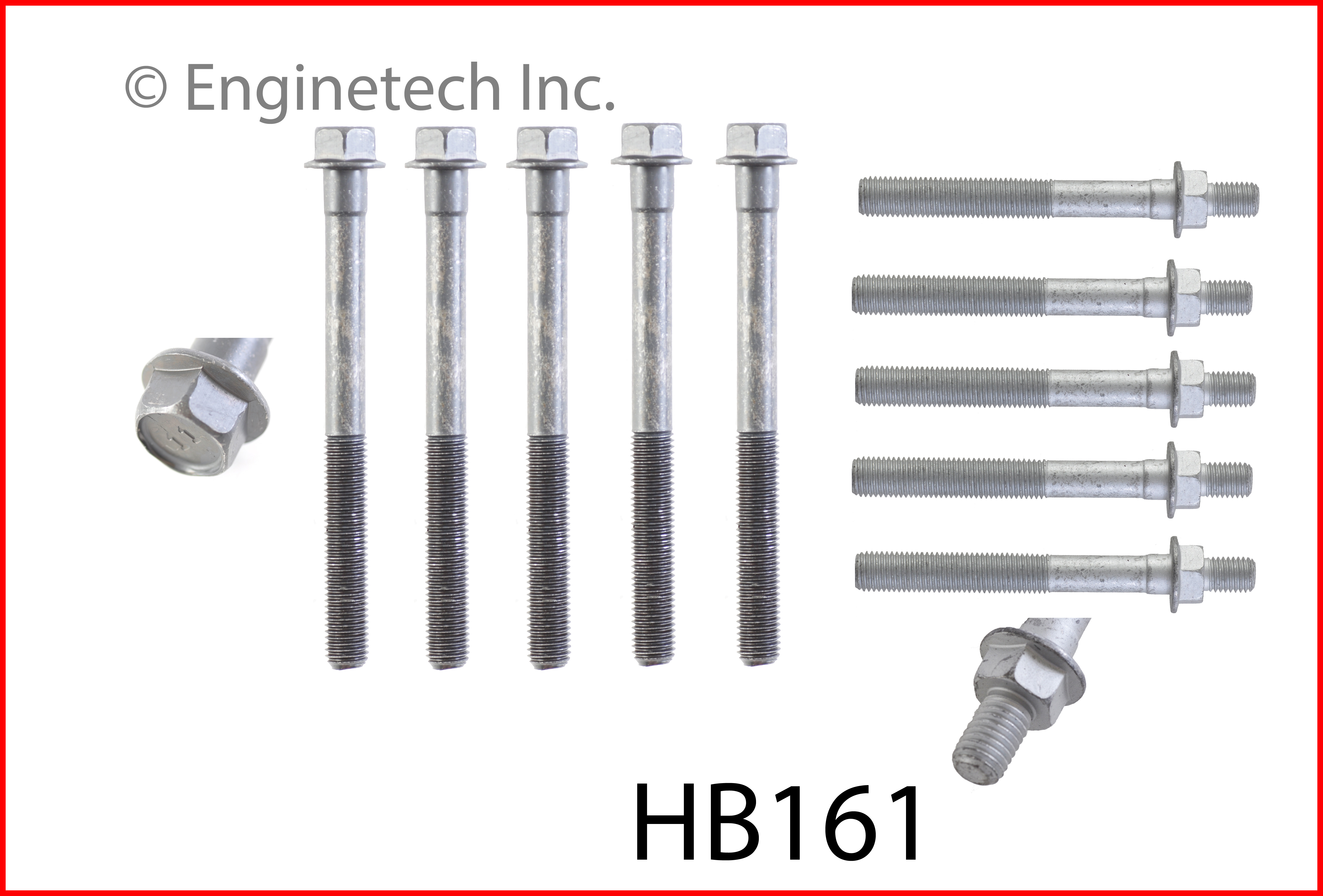 Engine Cylinder Head Bolt Set