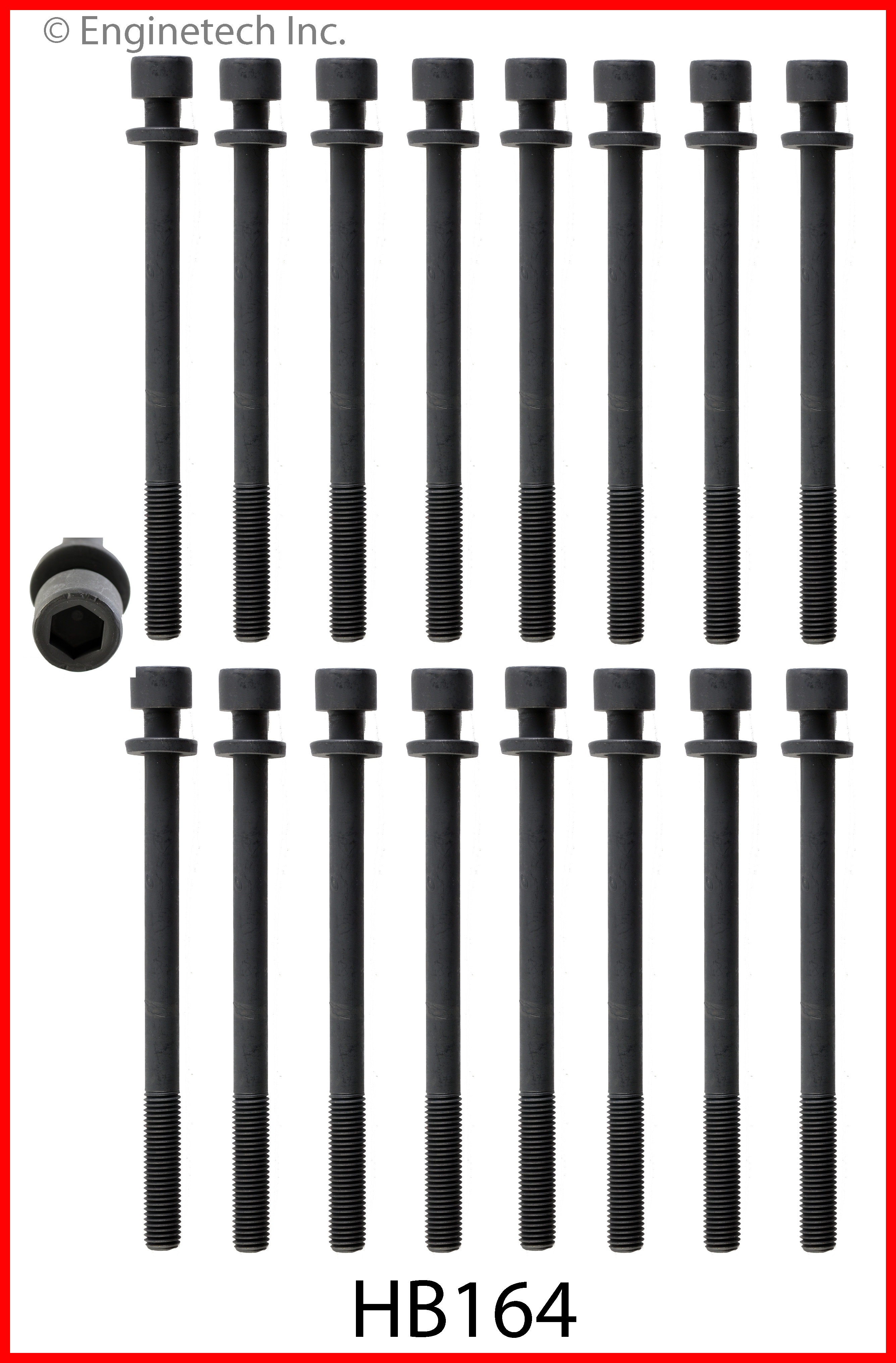 Engine Cylinder Head Bolt Set