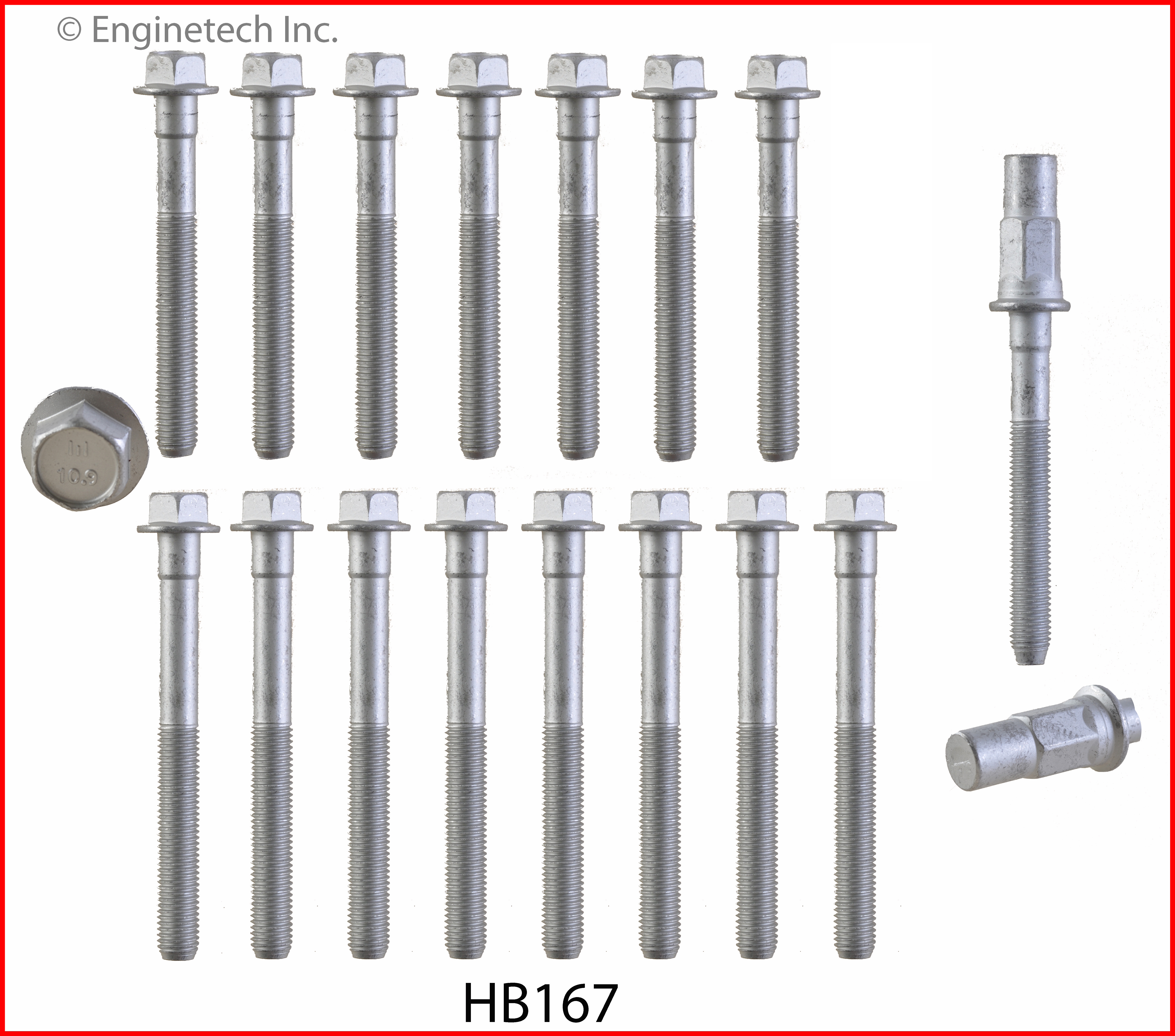 Engine Cylinder Head Bolt Set