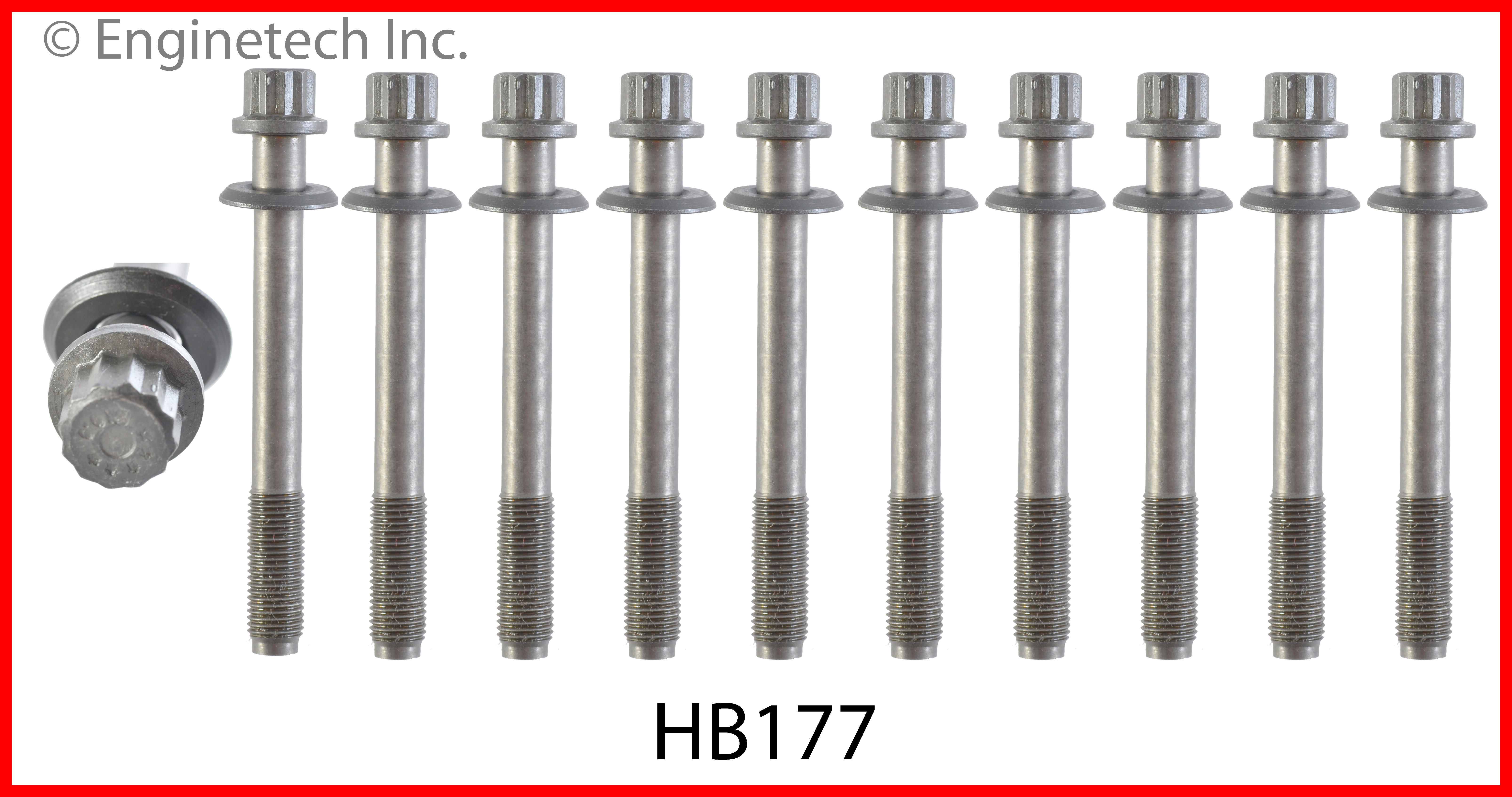 Engine Cylinder Head Bolt Set