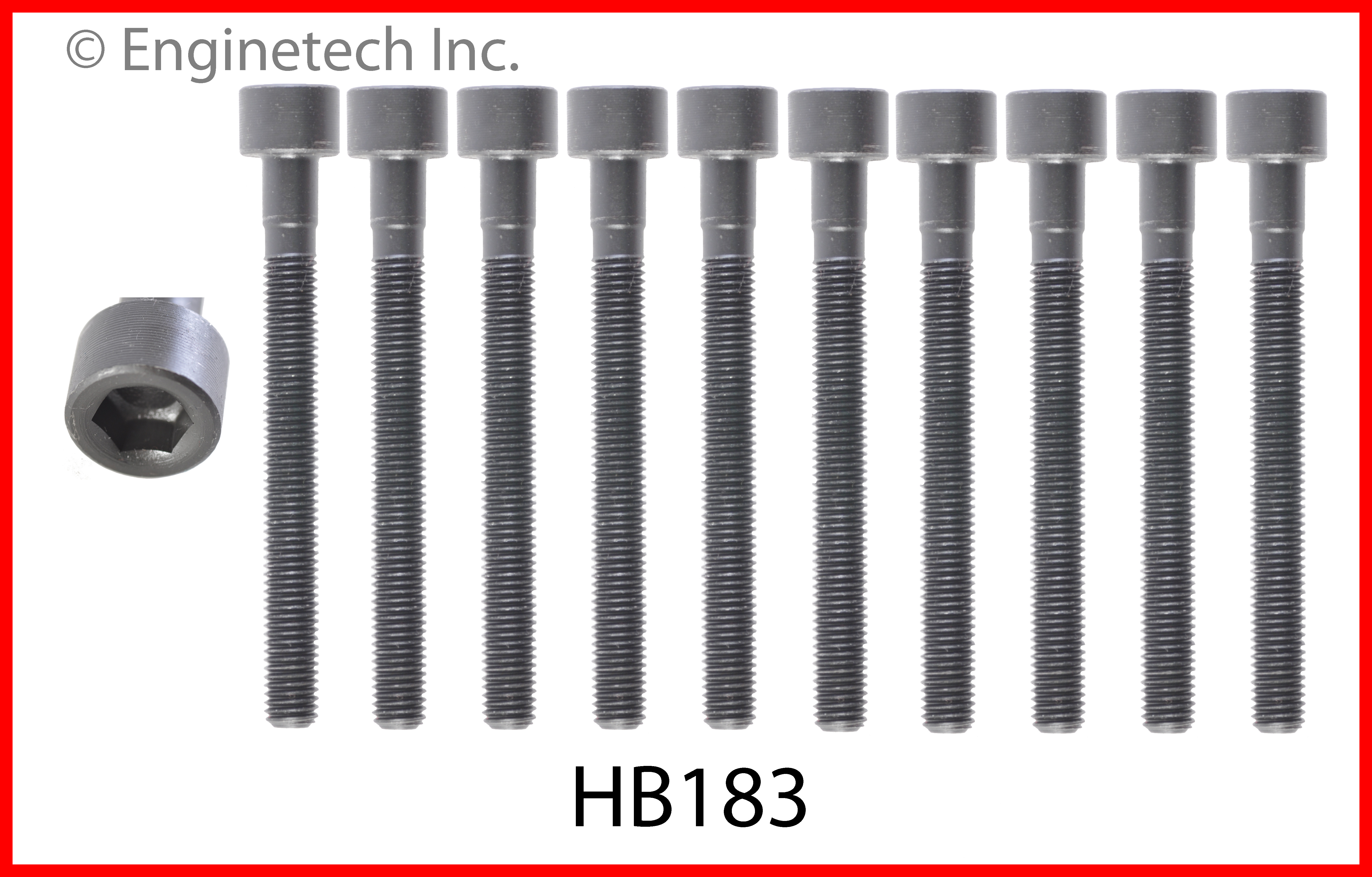 Engine Cylinder Head Bolt Set