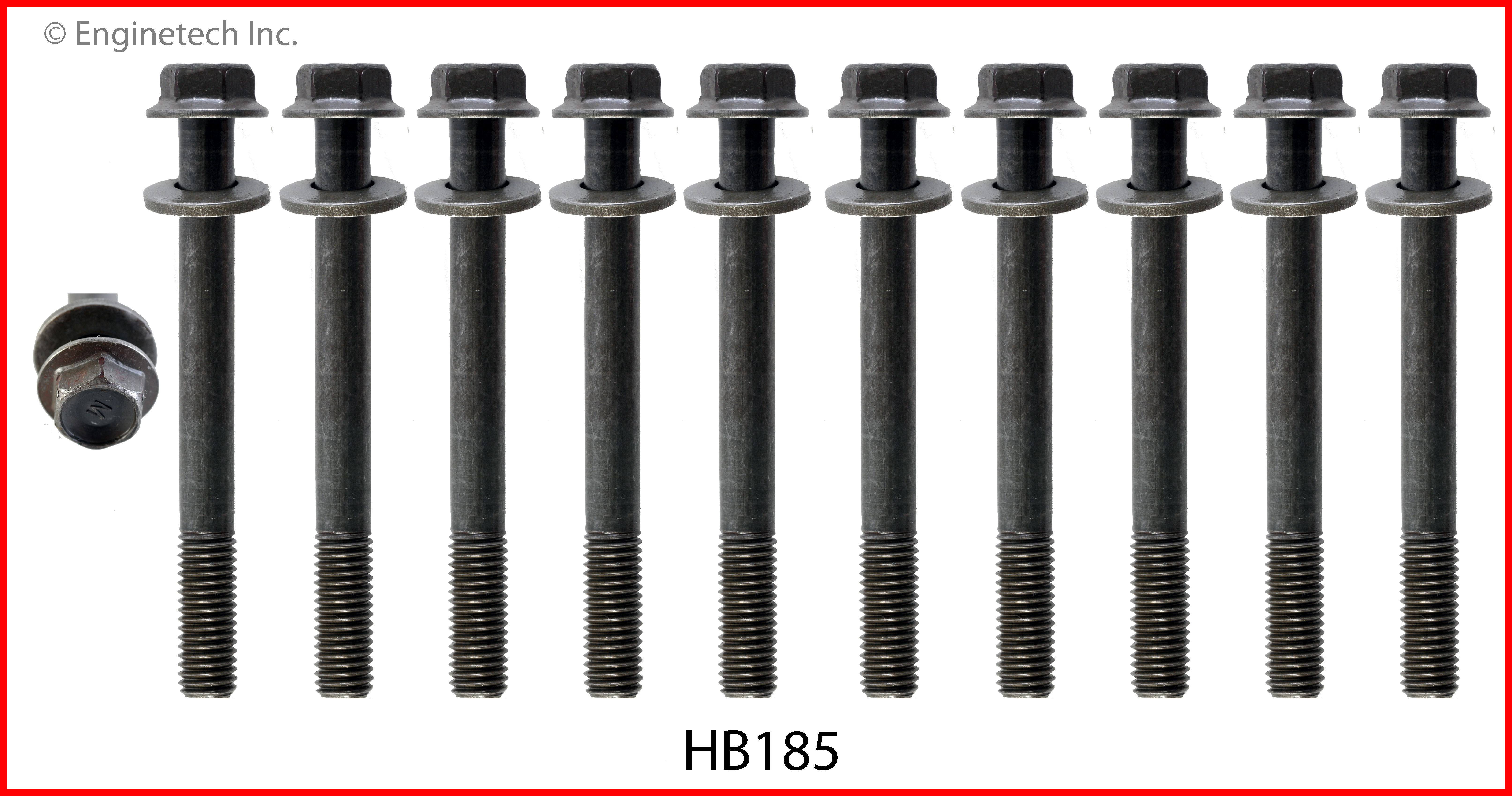 Engine Cylinder Head Bolt Set