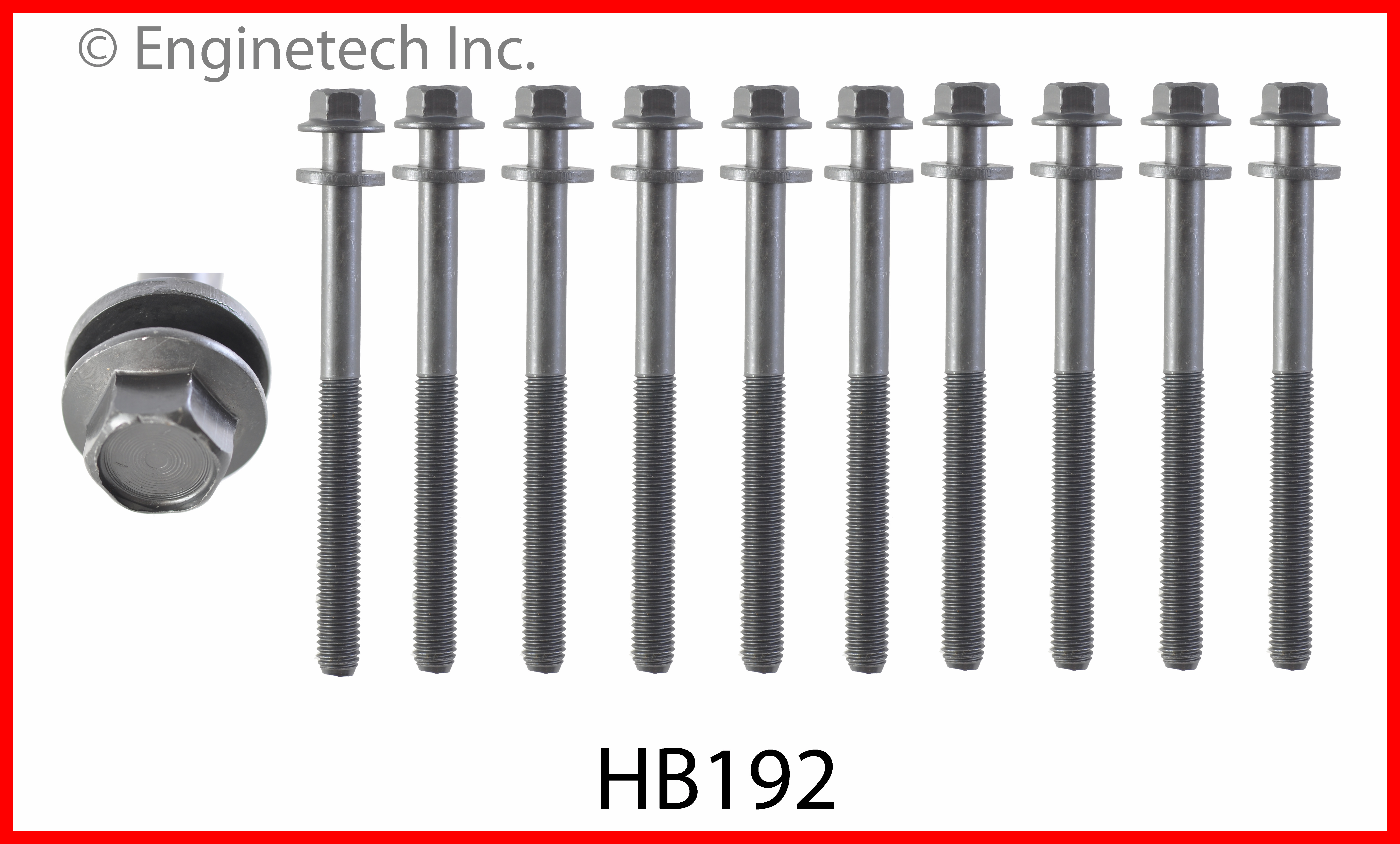 Engine Cylinder Head Bolt Set