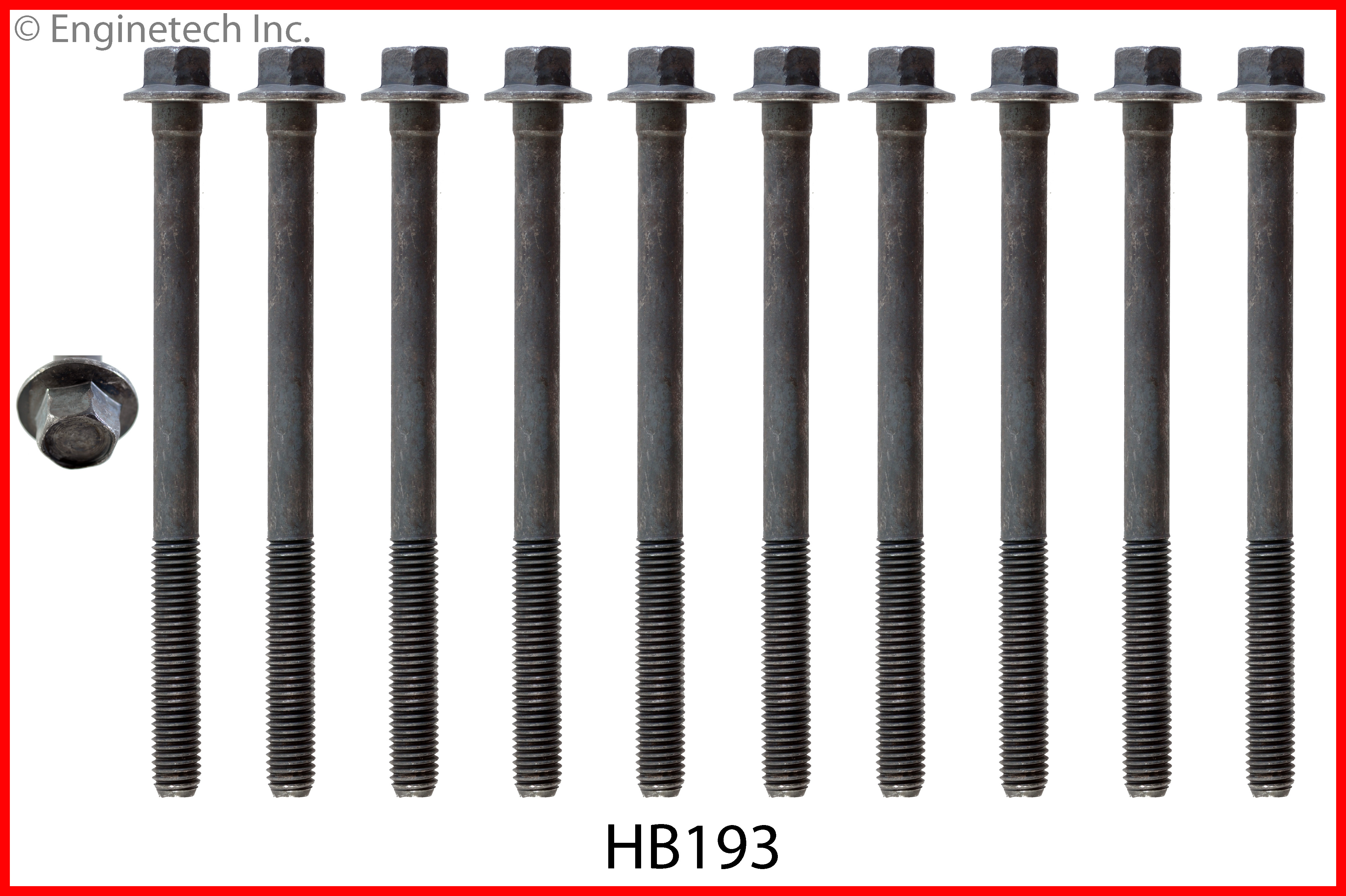 Engine Cylinder Head Bolt Set