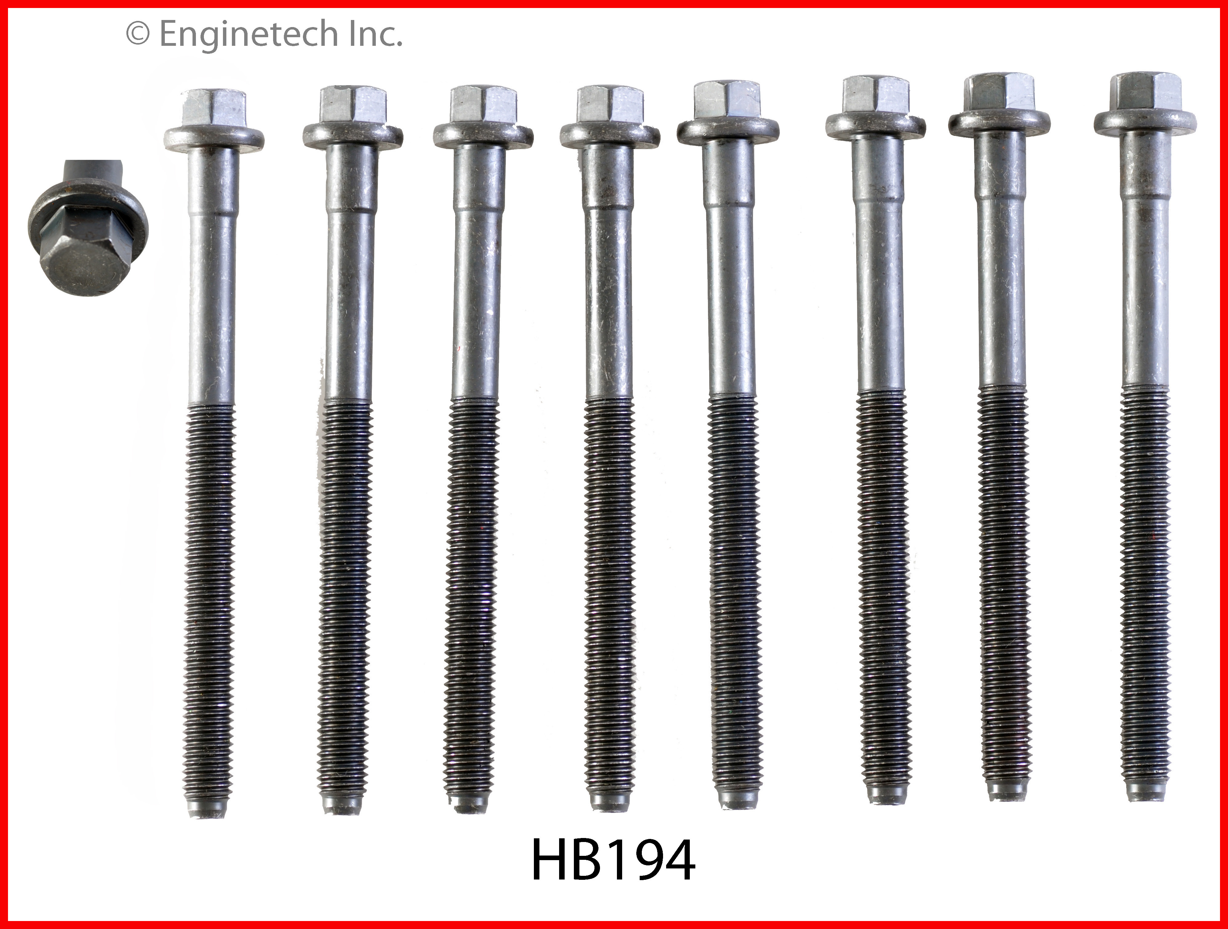 Engine Cylinder Head Bolt Set