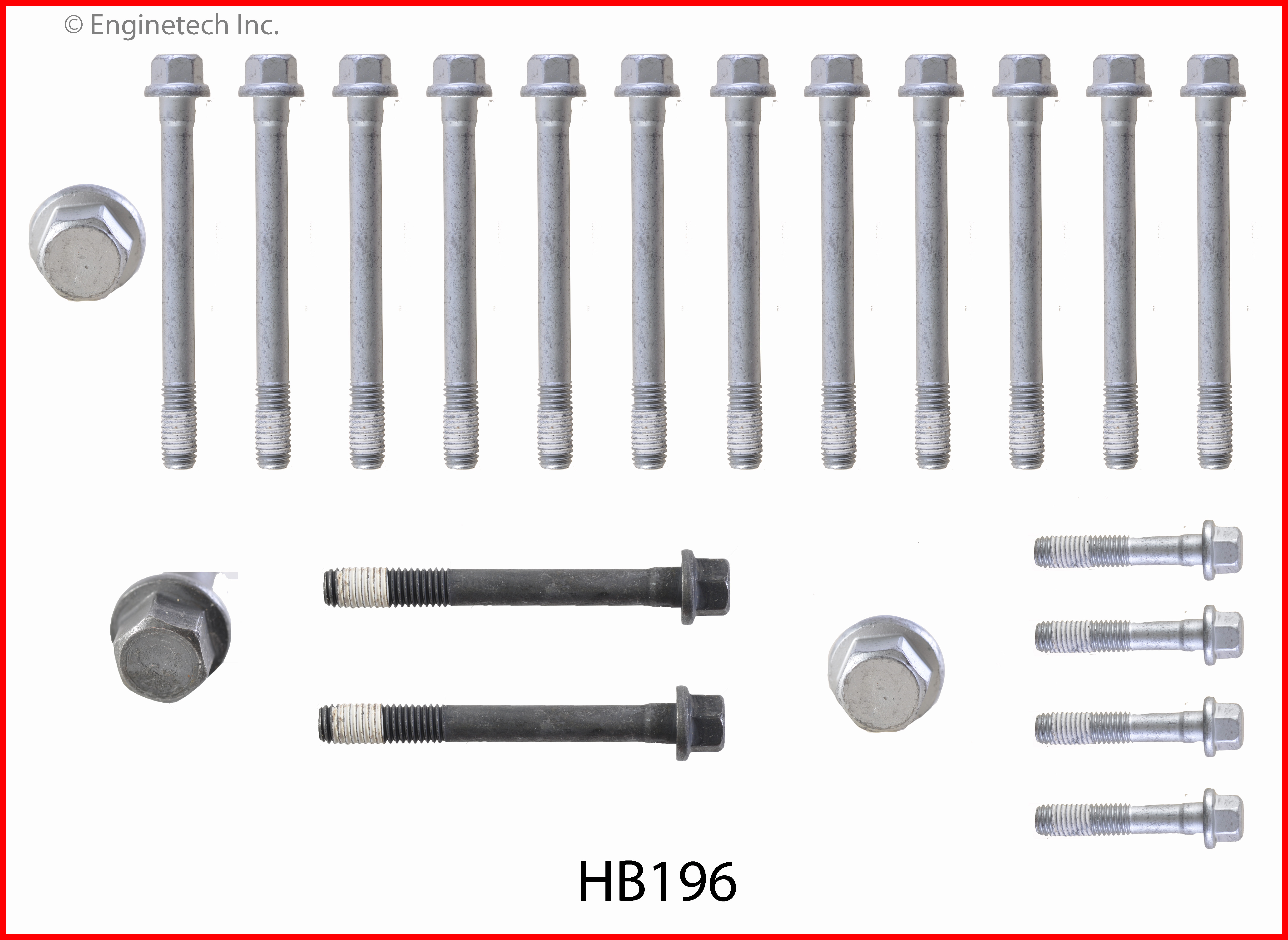 Engine Cylinder Head Bolt Set