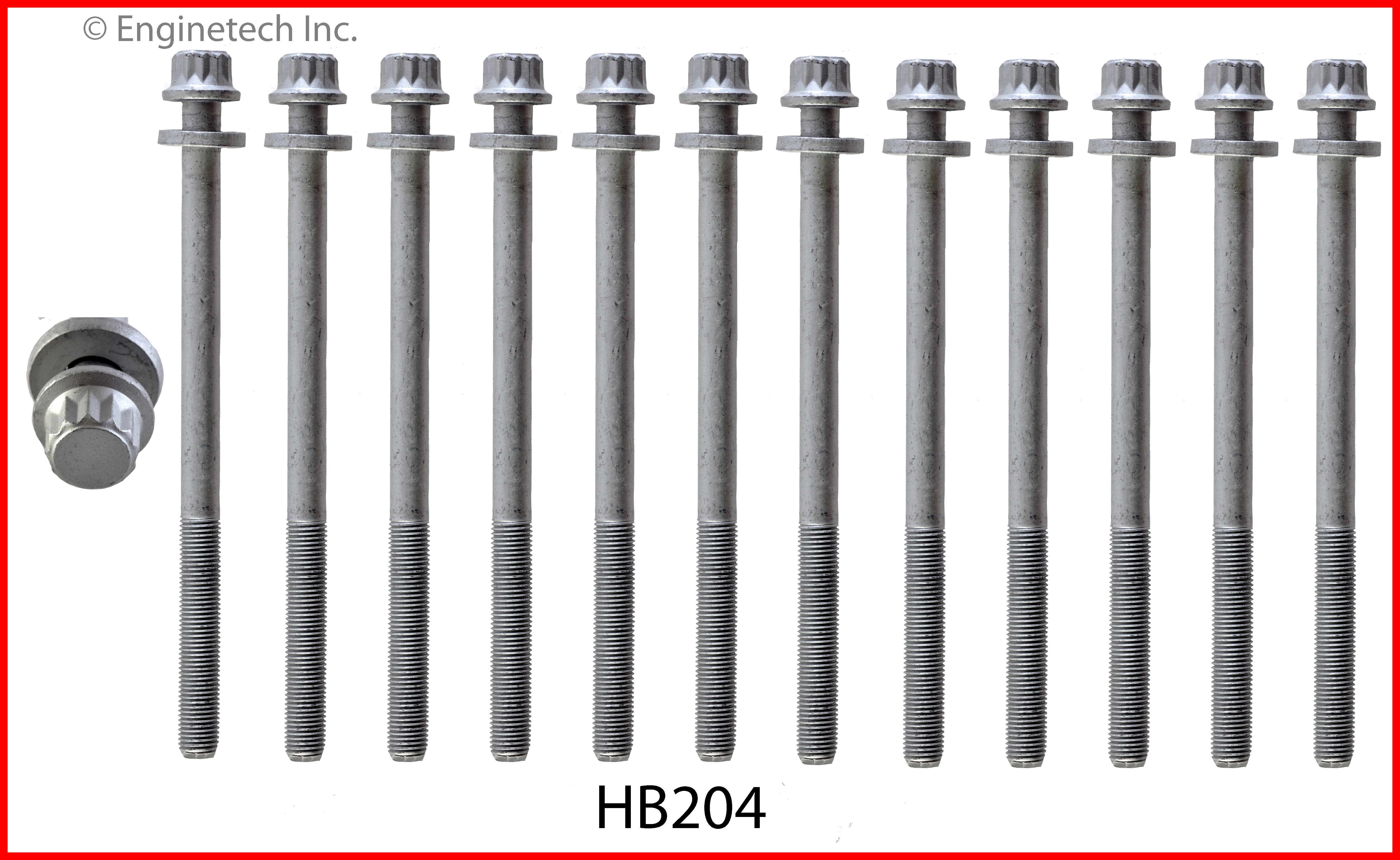 Engine Cylinder Head Bolt Set