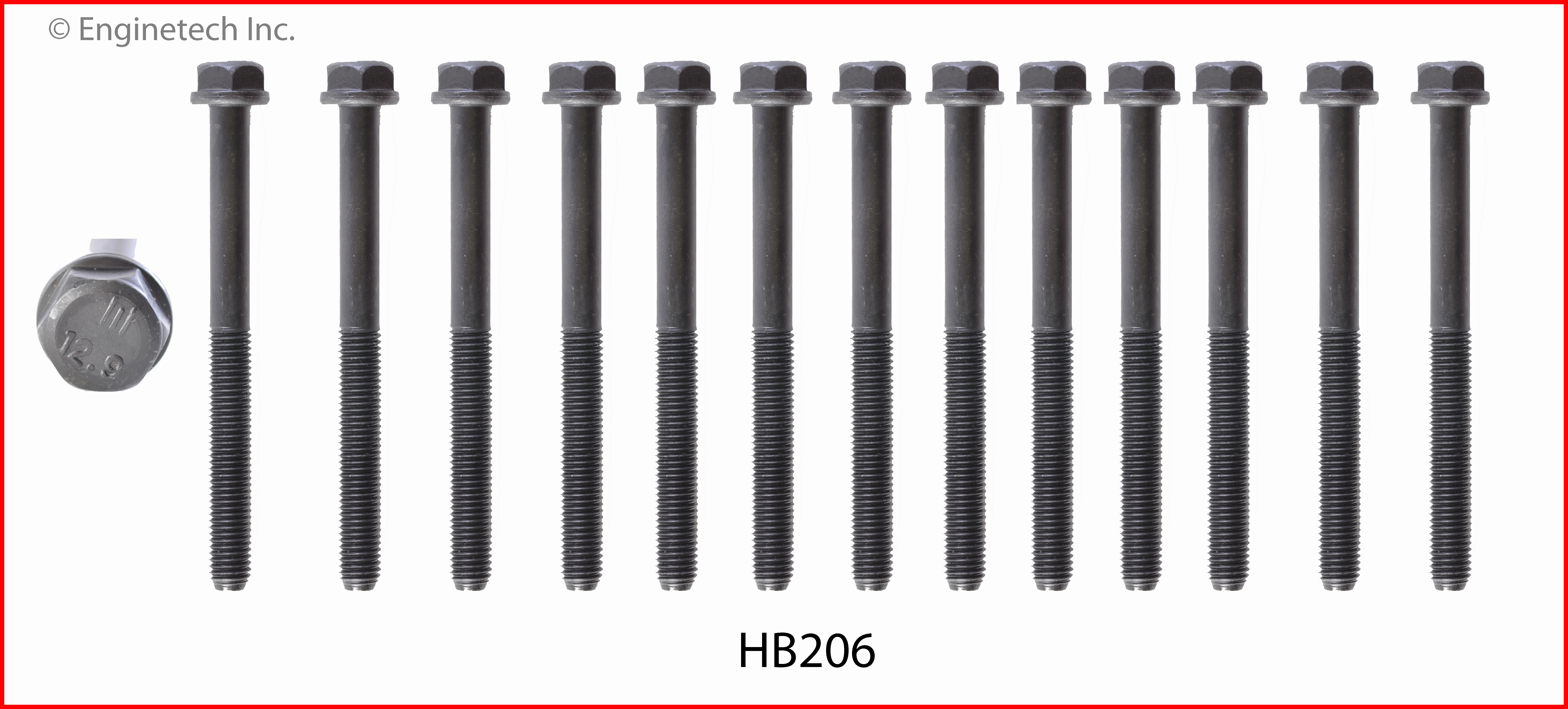 Engine Cylinder Head Bolt Set