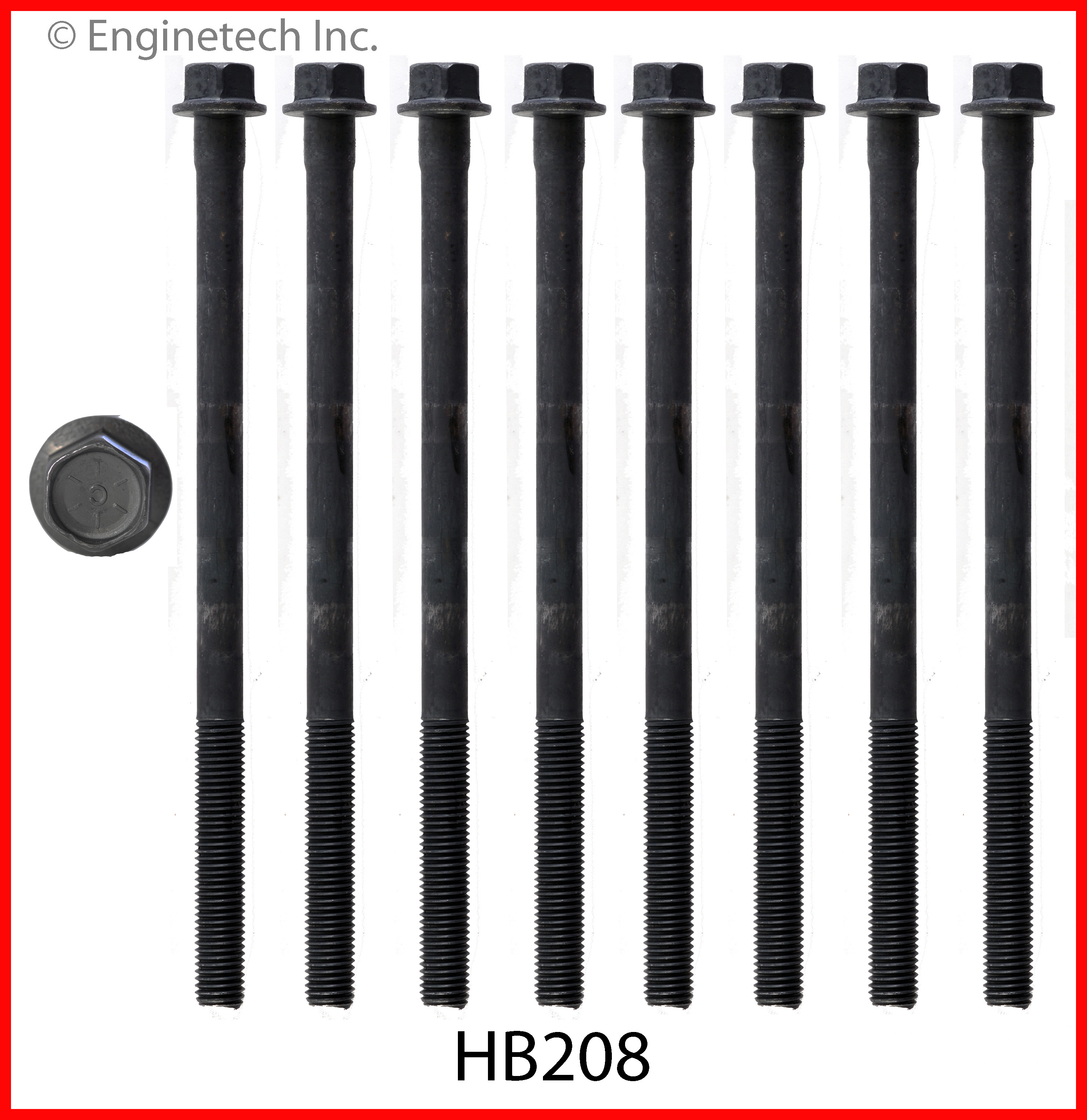 Engine Cylinder Head Bolt Set