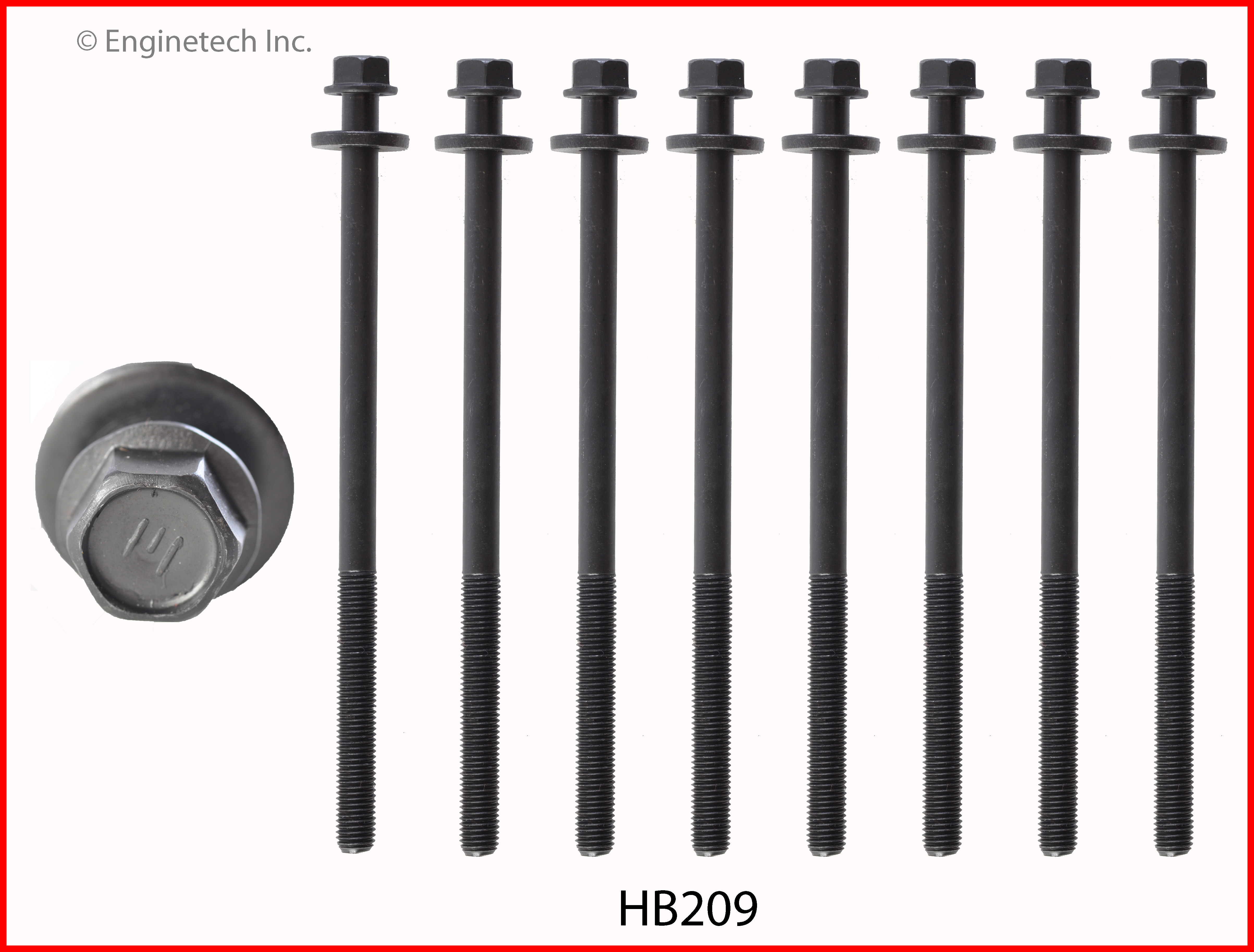 Engine Cylinder Head Bolt Set