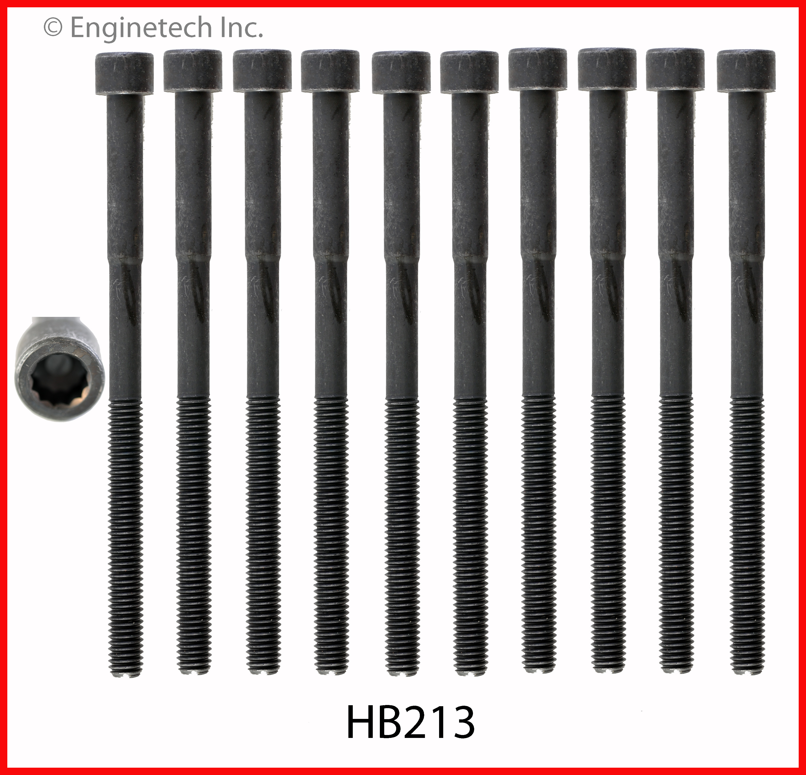 Engine Cylinder Head Bolt Set