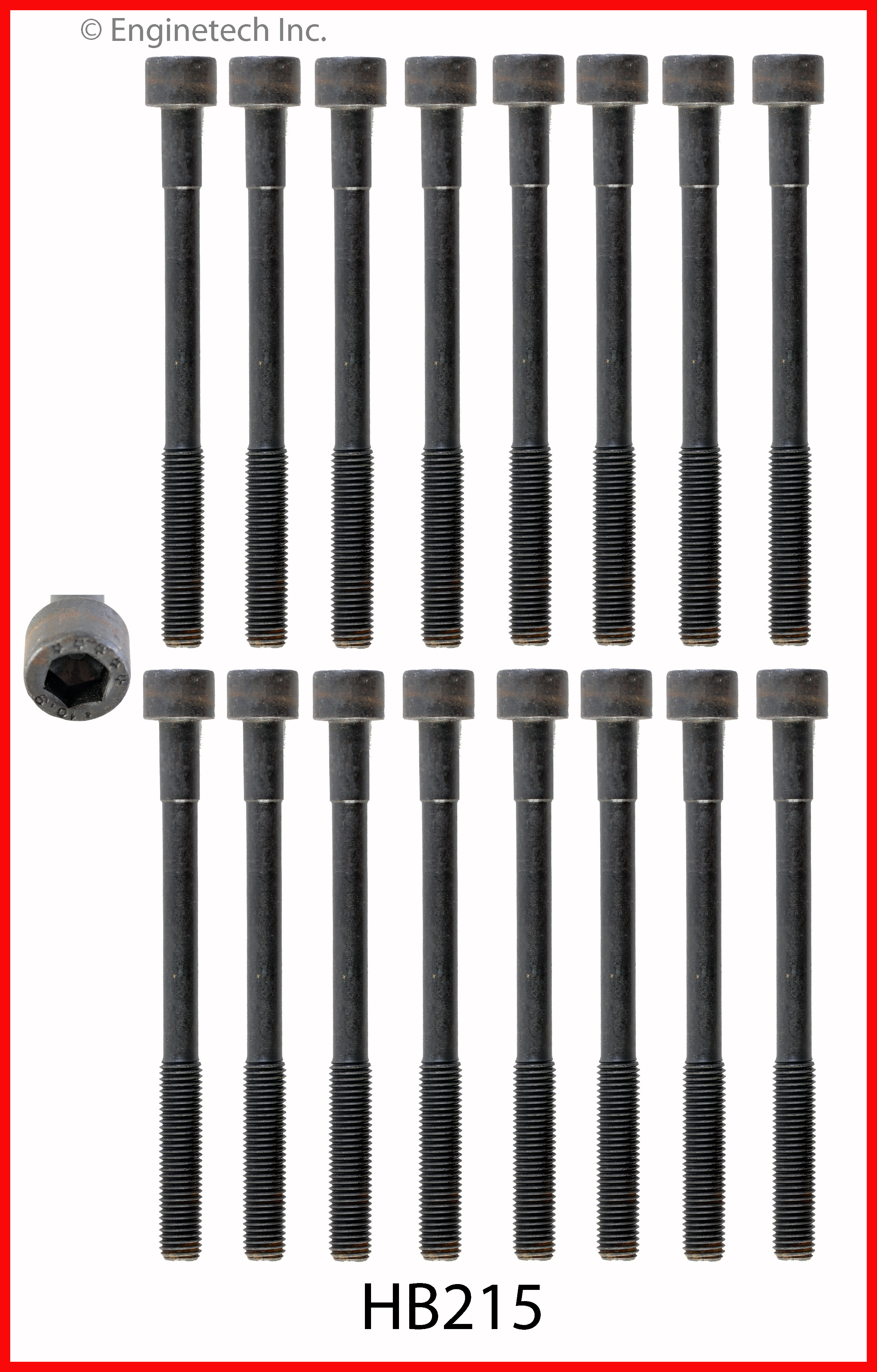 Engine Cylinder Head Bolt Set