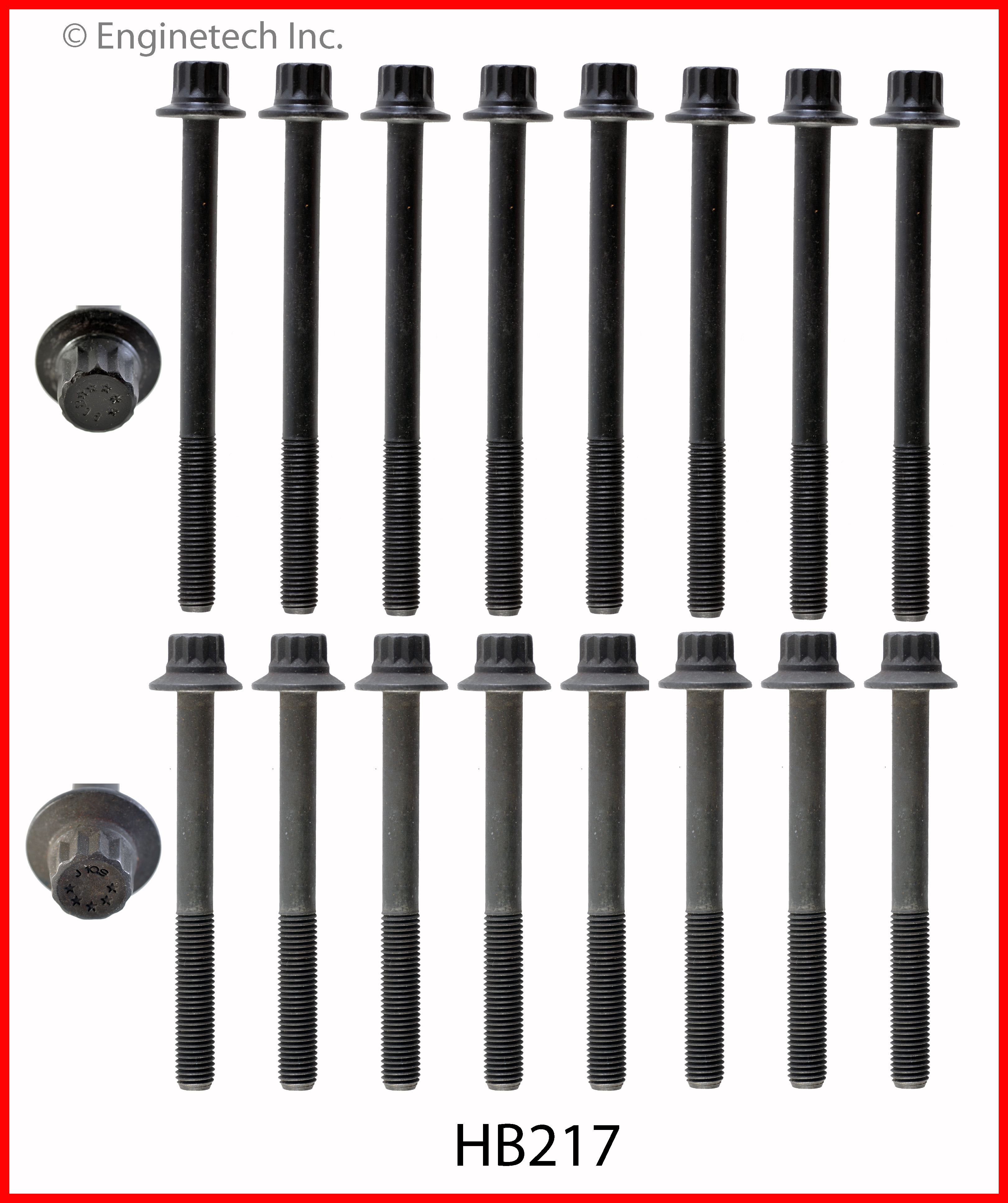 Engine Cylinder Head Bolt Set