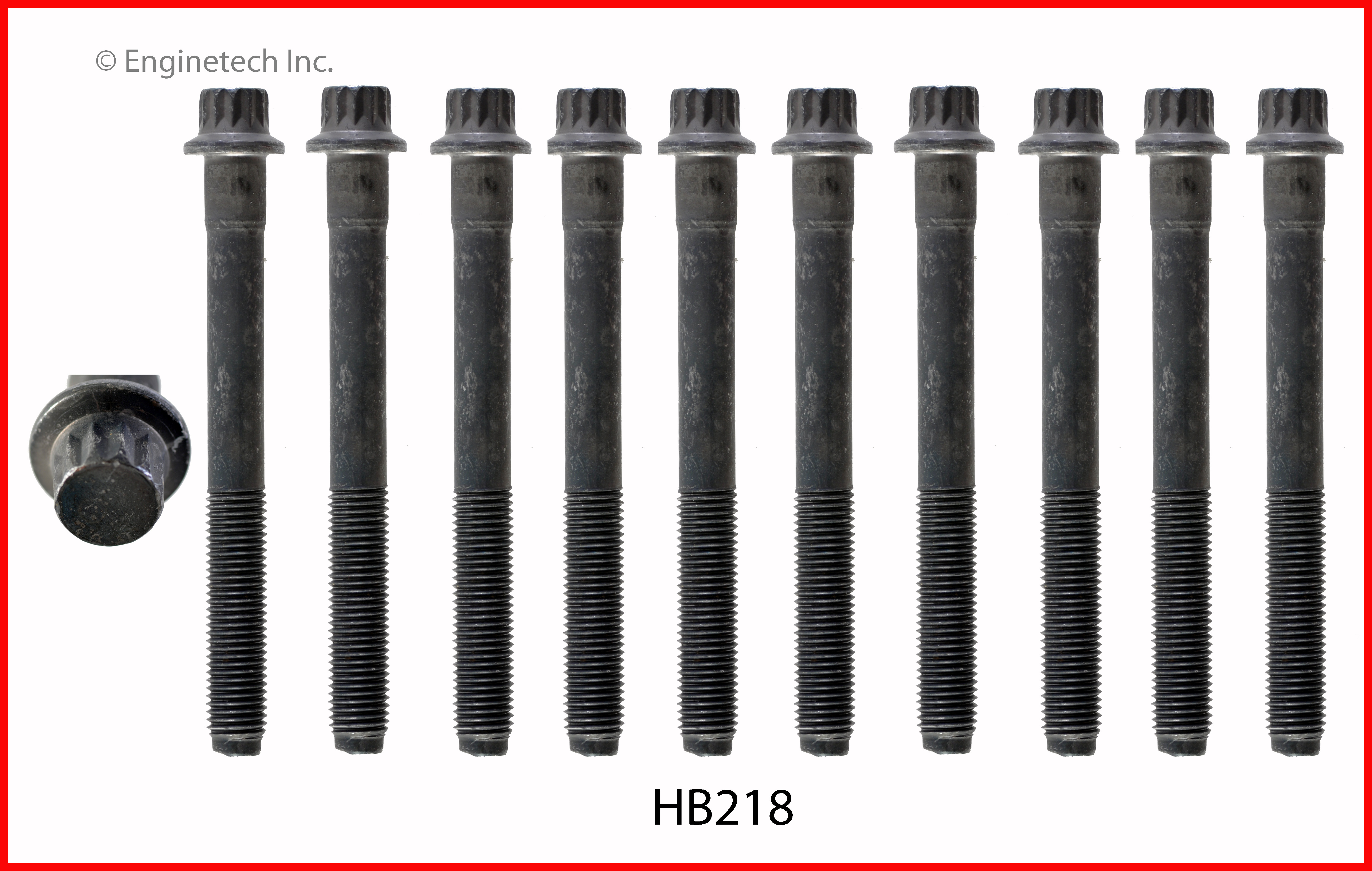 Engine Cylinder Head Bolt Set