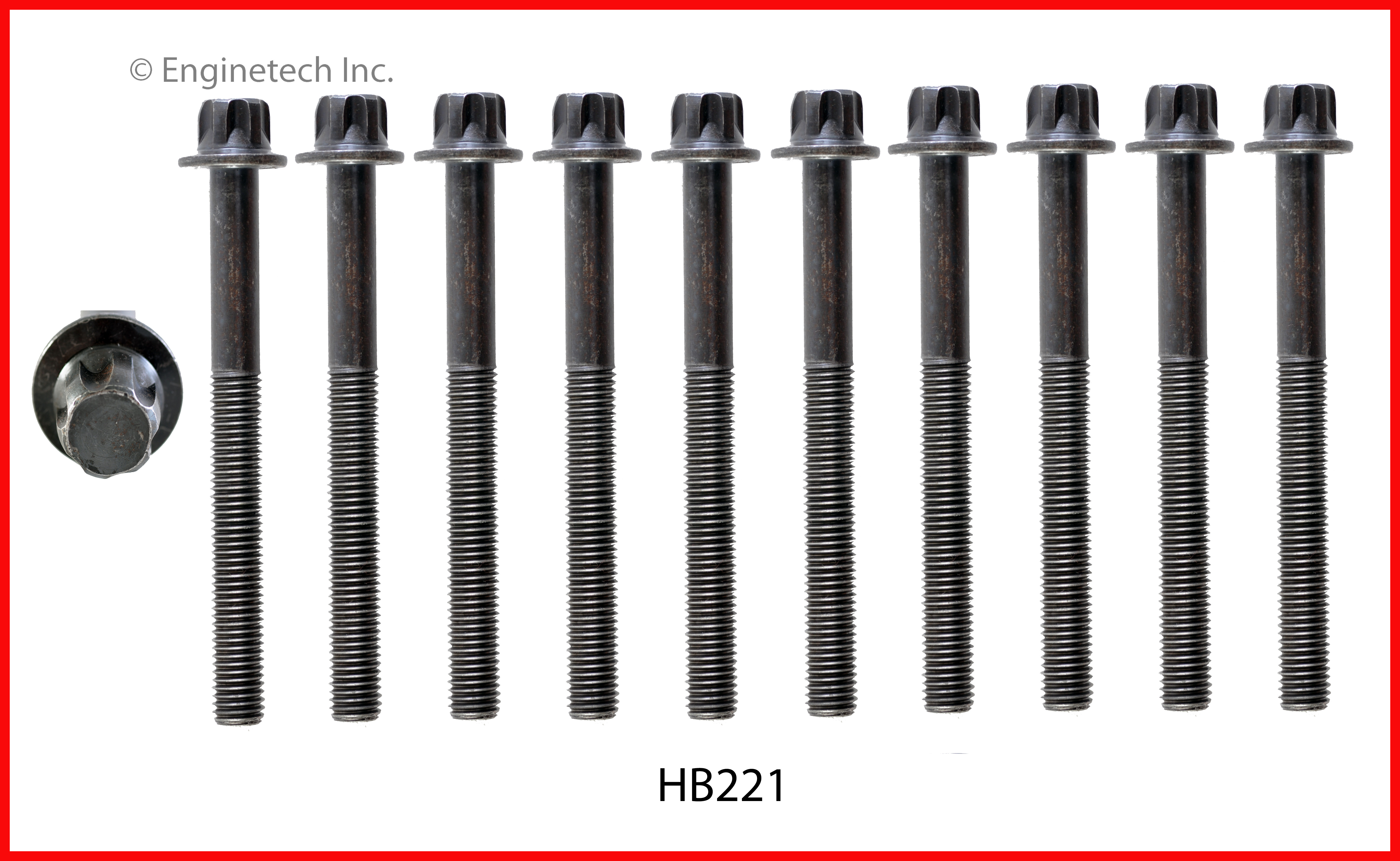 Engine Cylinder Head Bolt Set