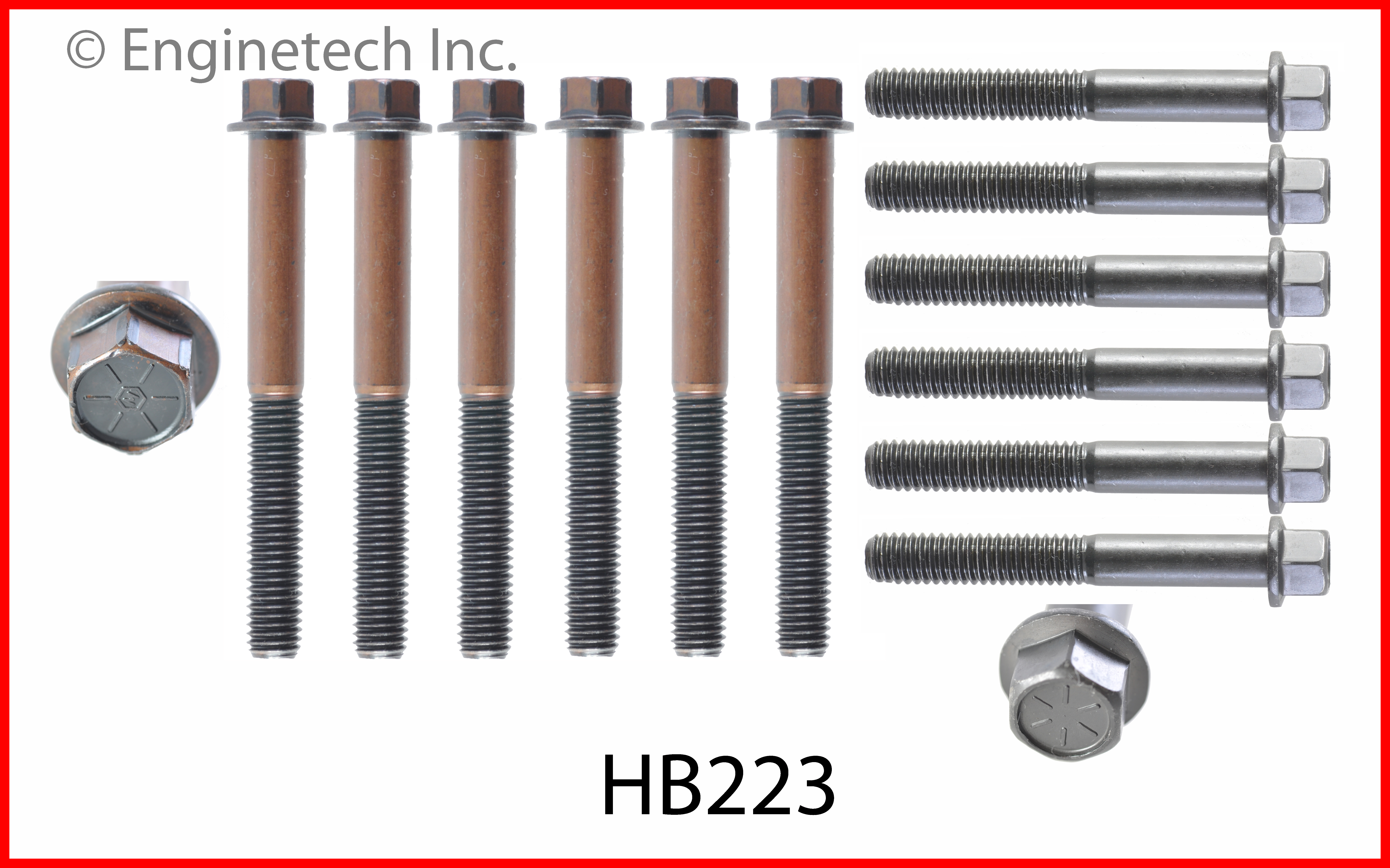 Engine Cylinder Head Bolt Set