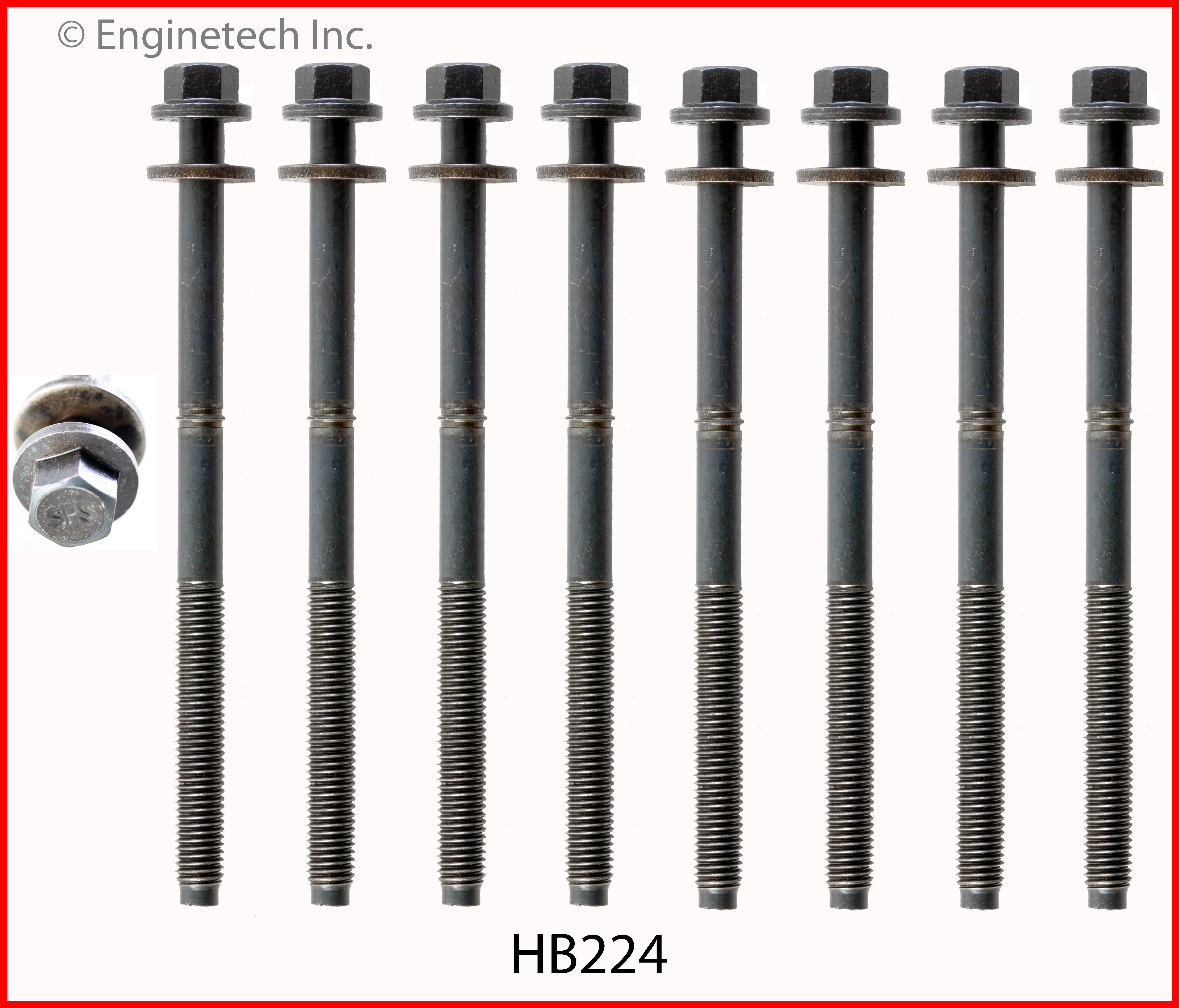 Engine Cylinder Head Bolt Set