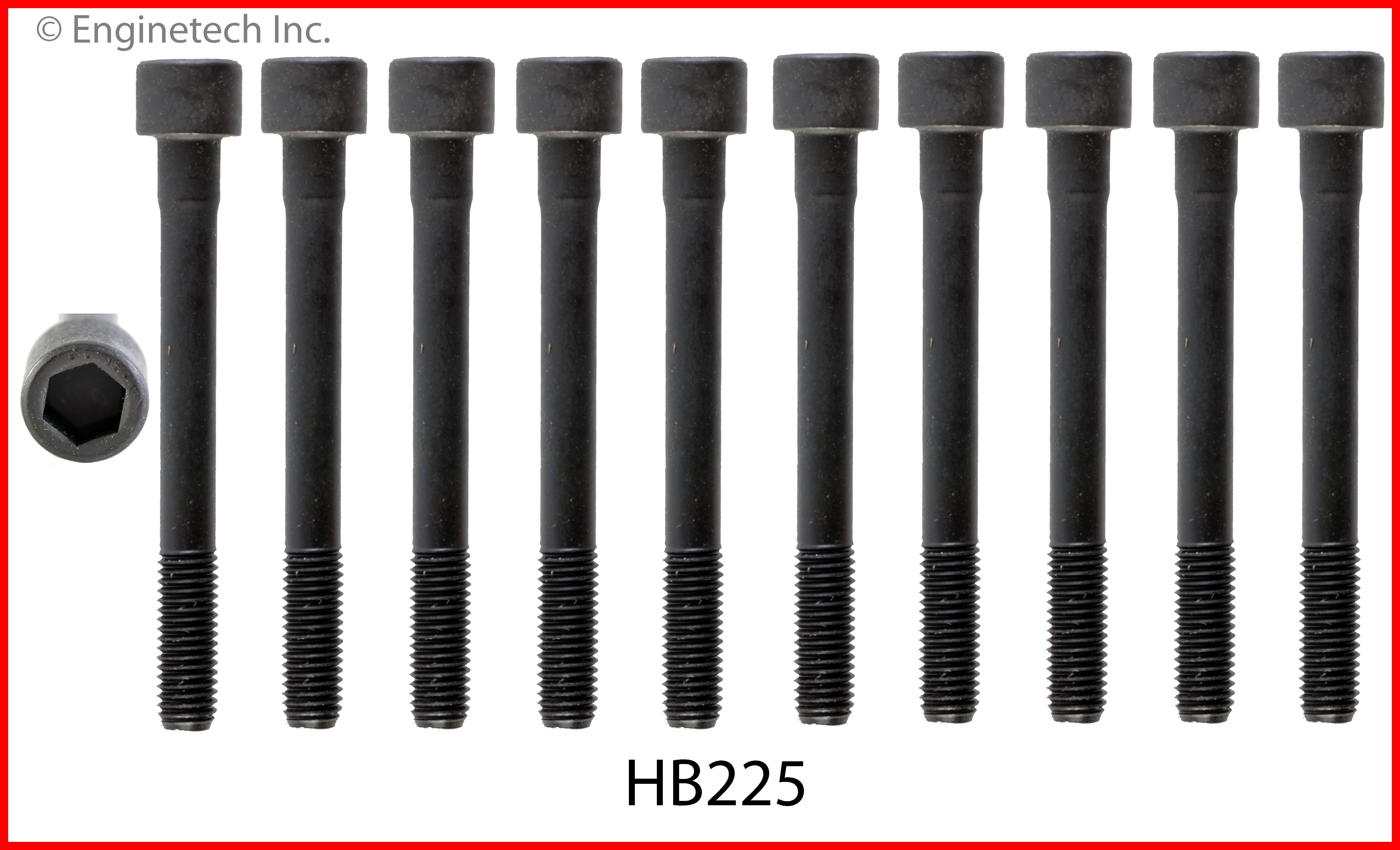 Engine Cylinder Head Bolt Set