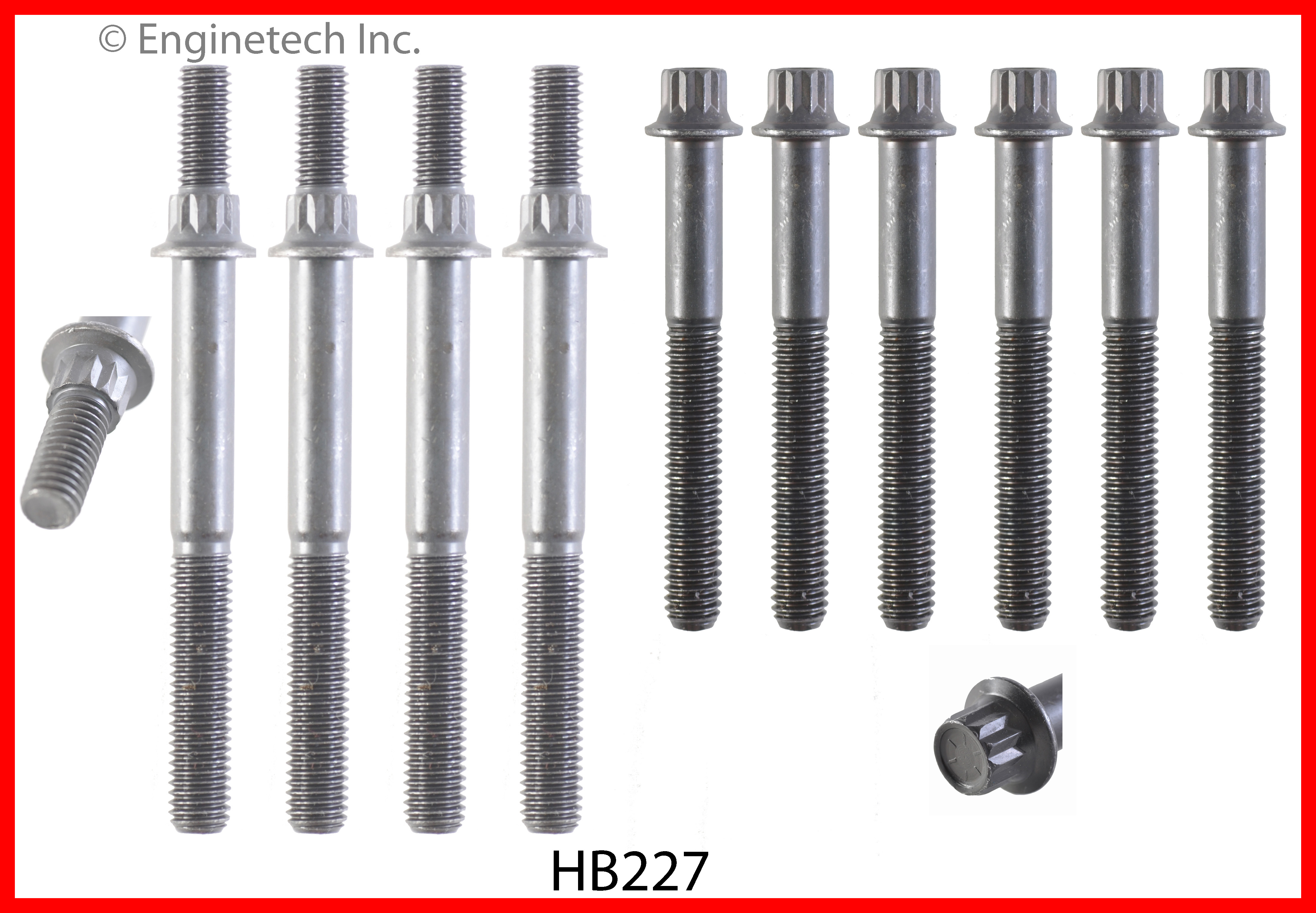 Engine Cylinder Head Bolt Set