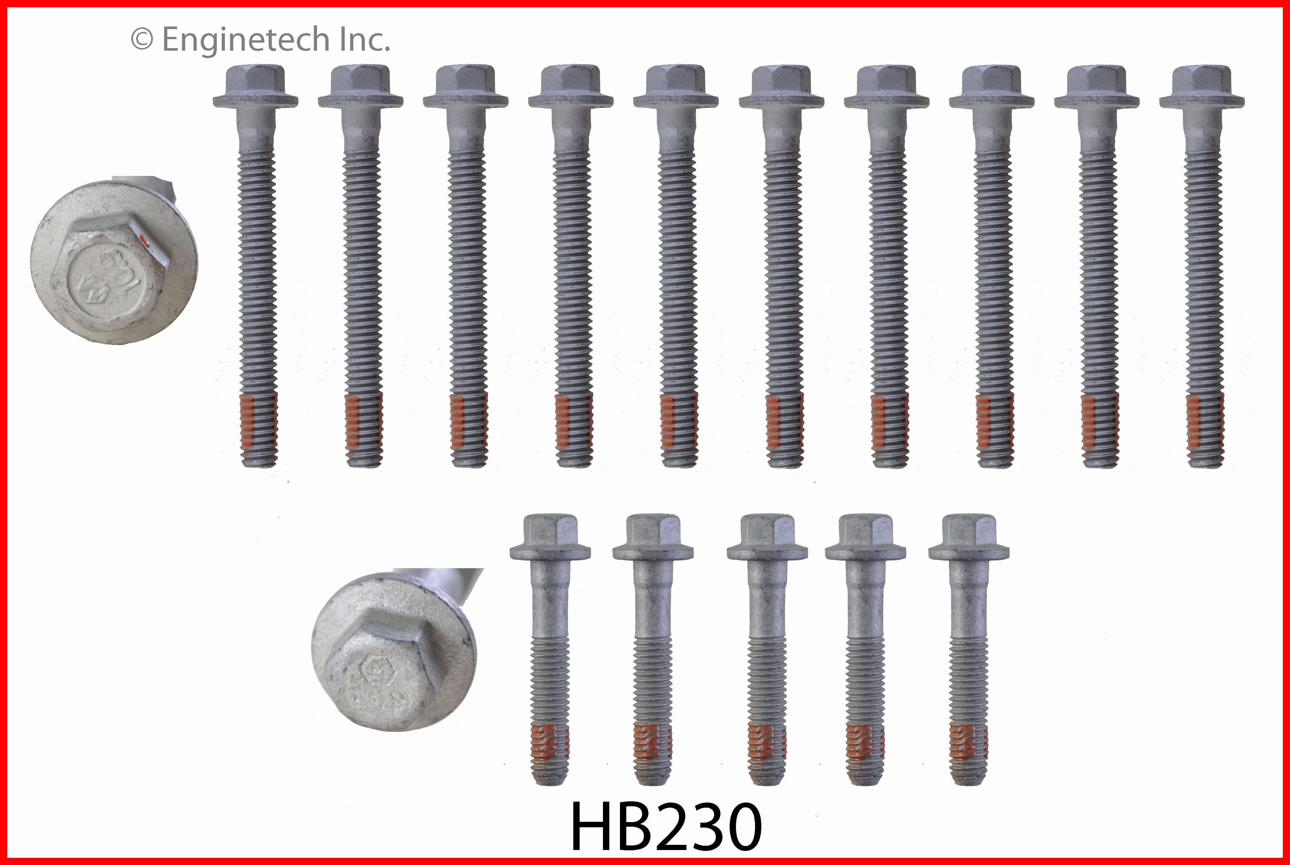 Engine Cylinder Head Bolt Set