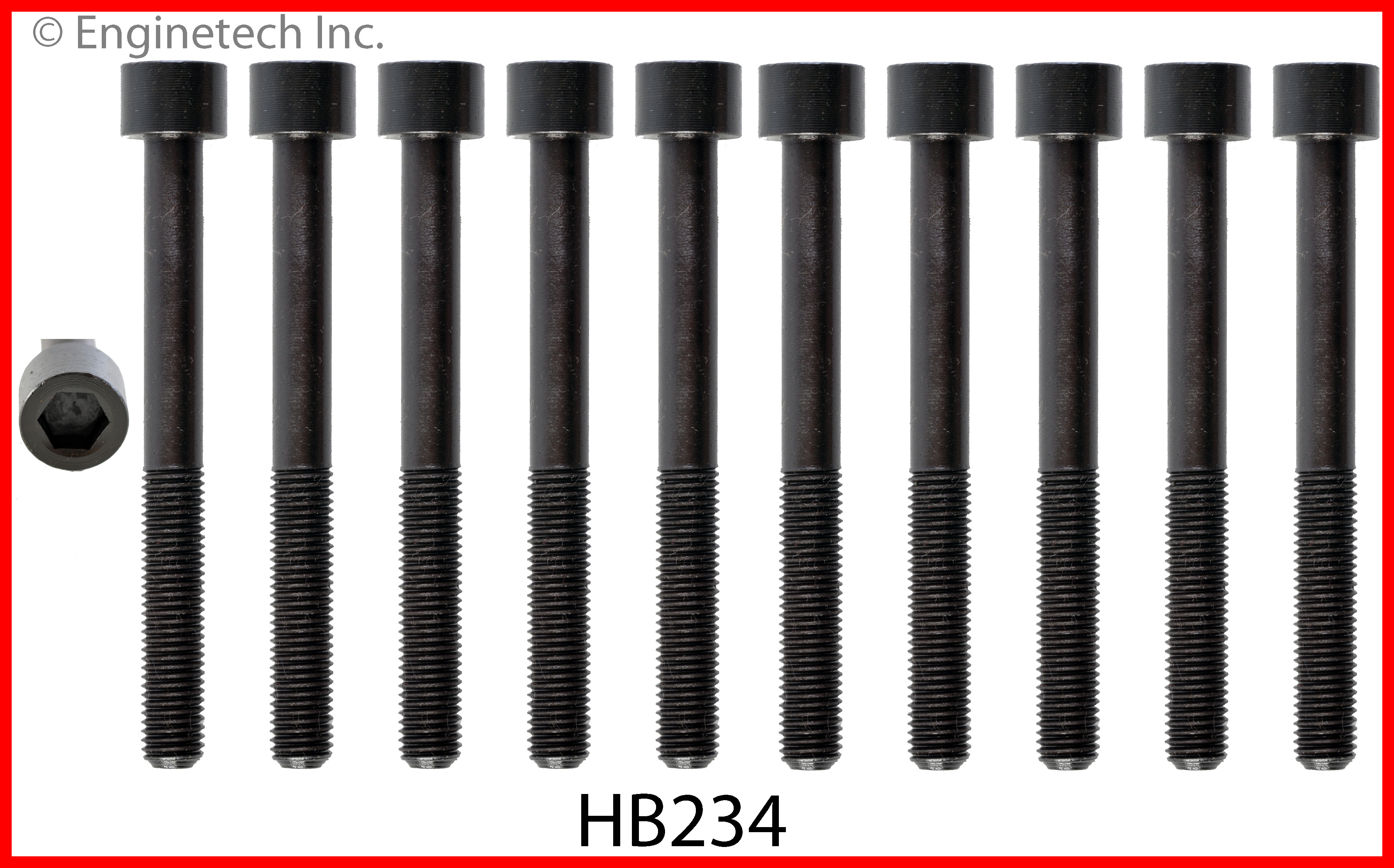 Engine Cylinder Head Bolt Set