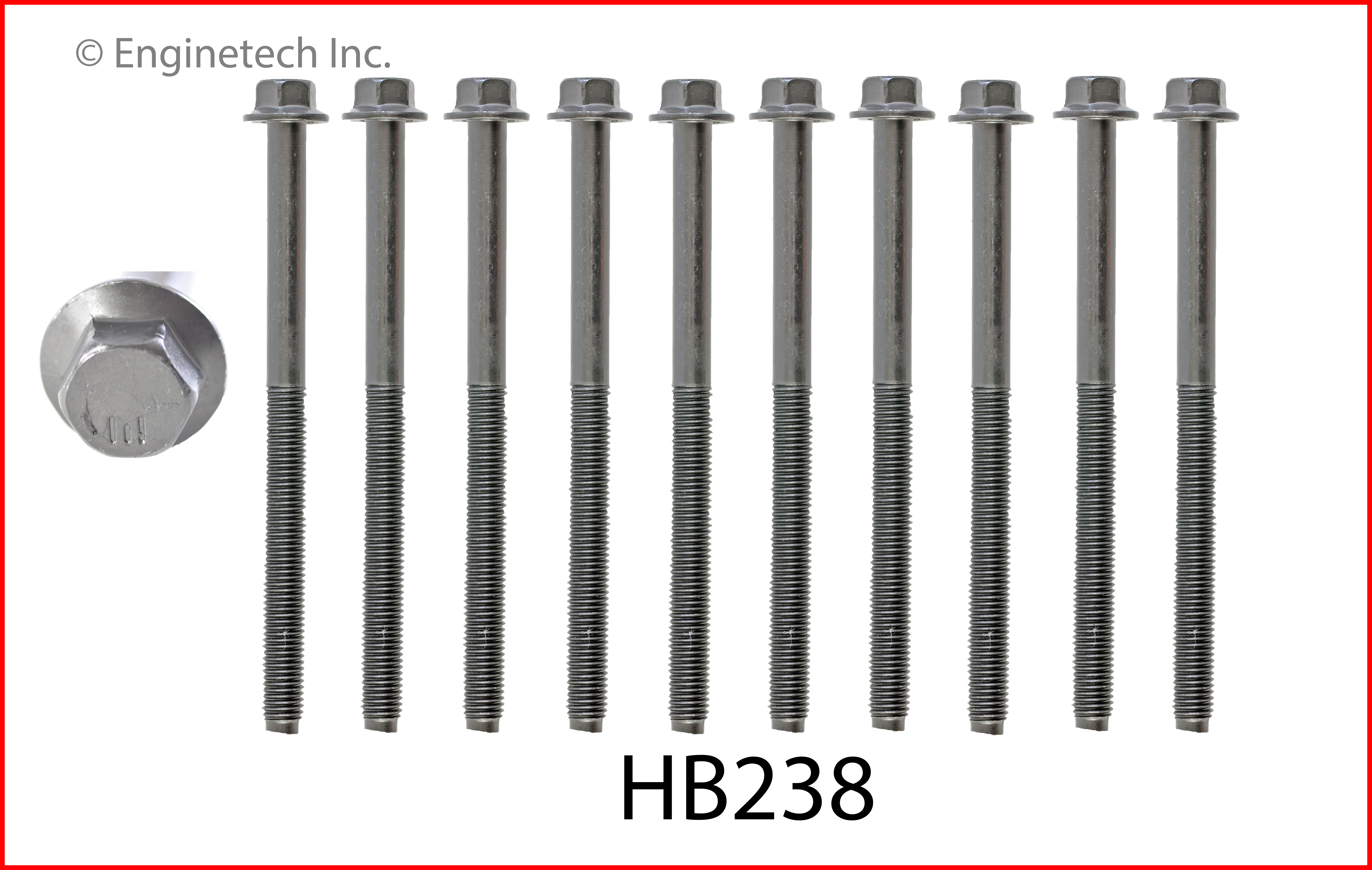 Engine Cylinder Head Bolt Set