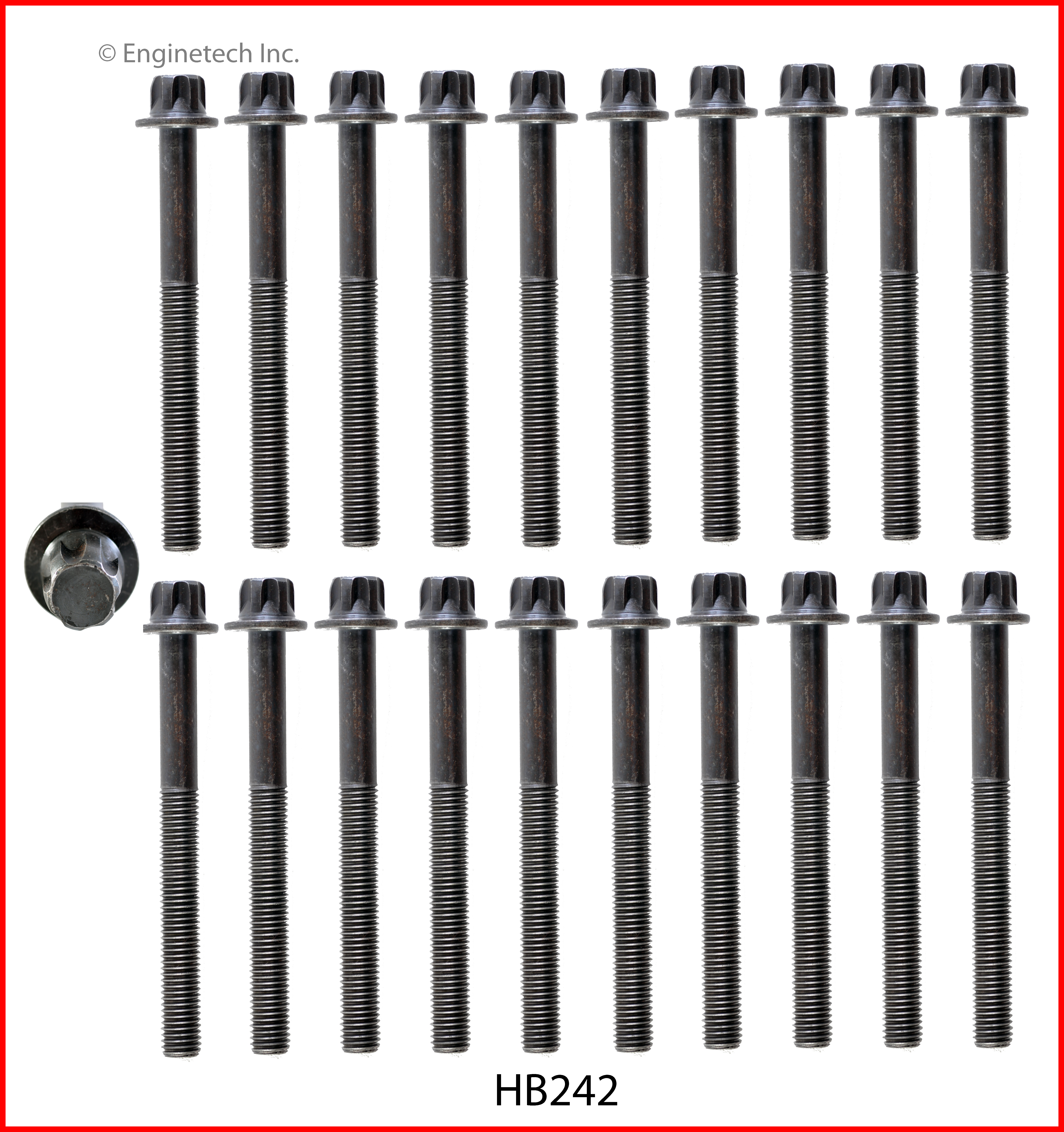 Engine Cylinder Head Bolt Set