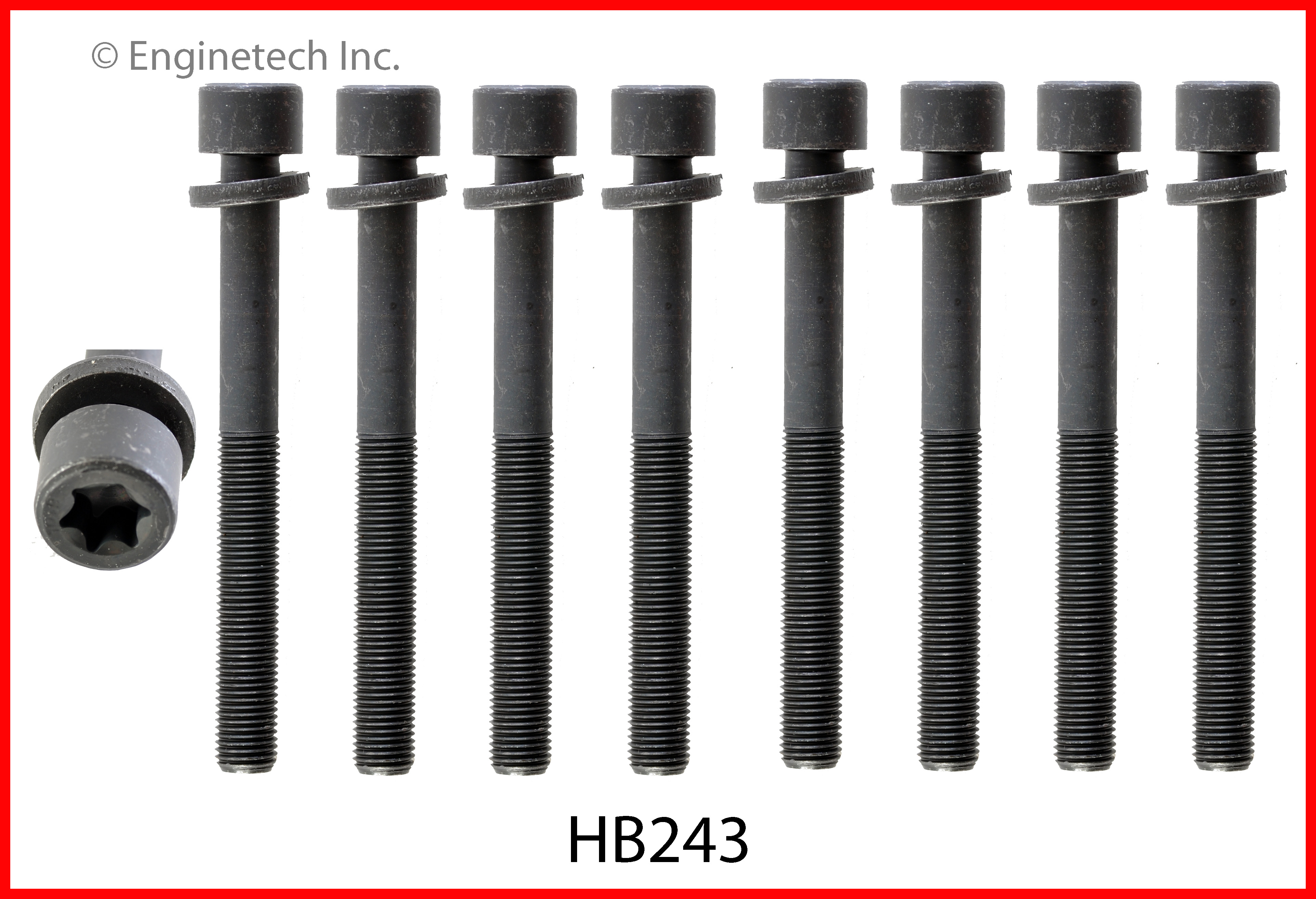 Engine Cylinder Head Bolt Set