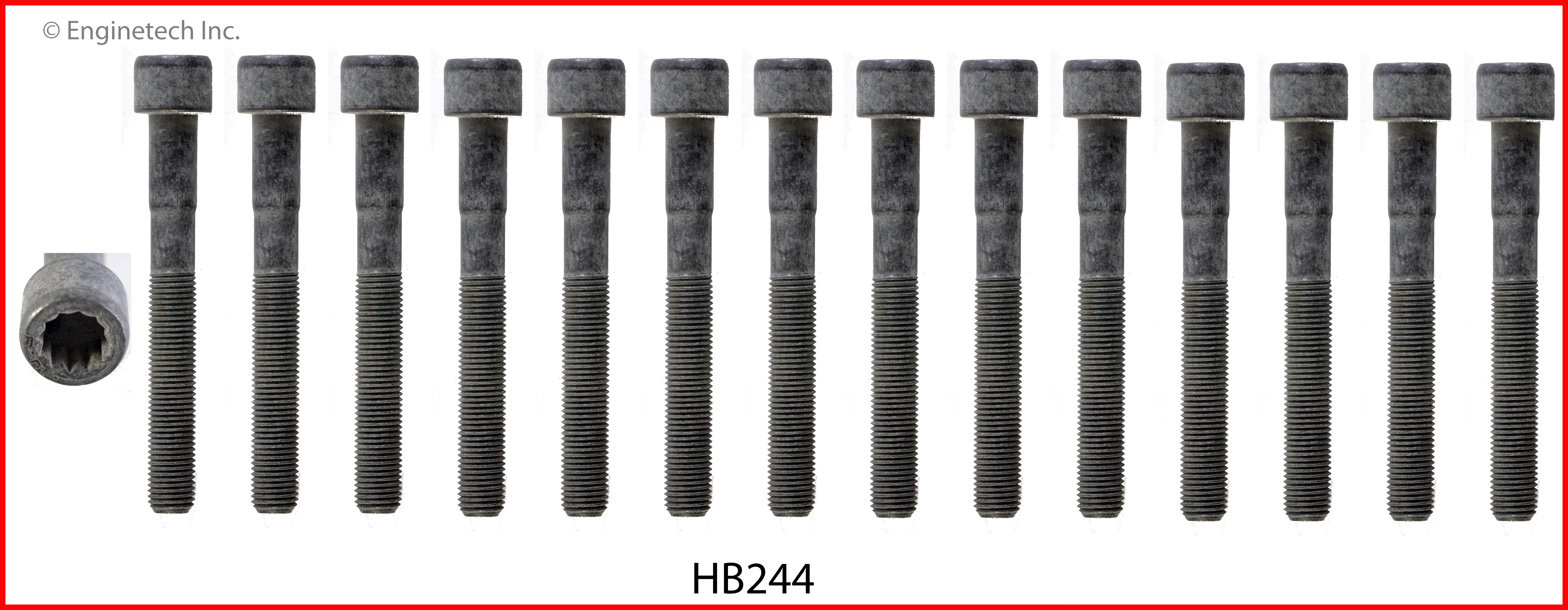 Engine Cylinder Head Bolt Set