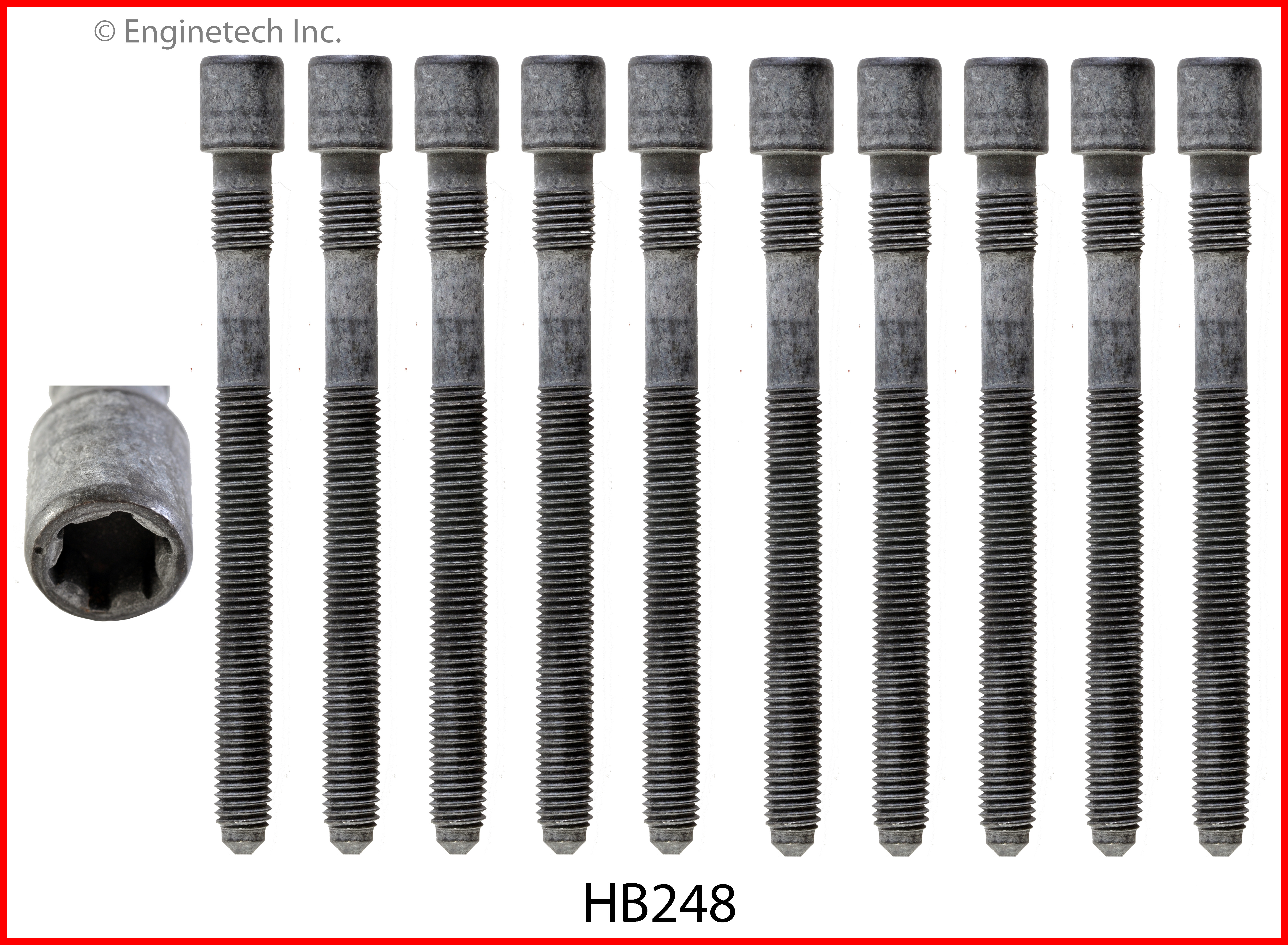 Engine Cylinder Head Bolt Set