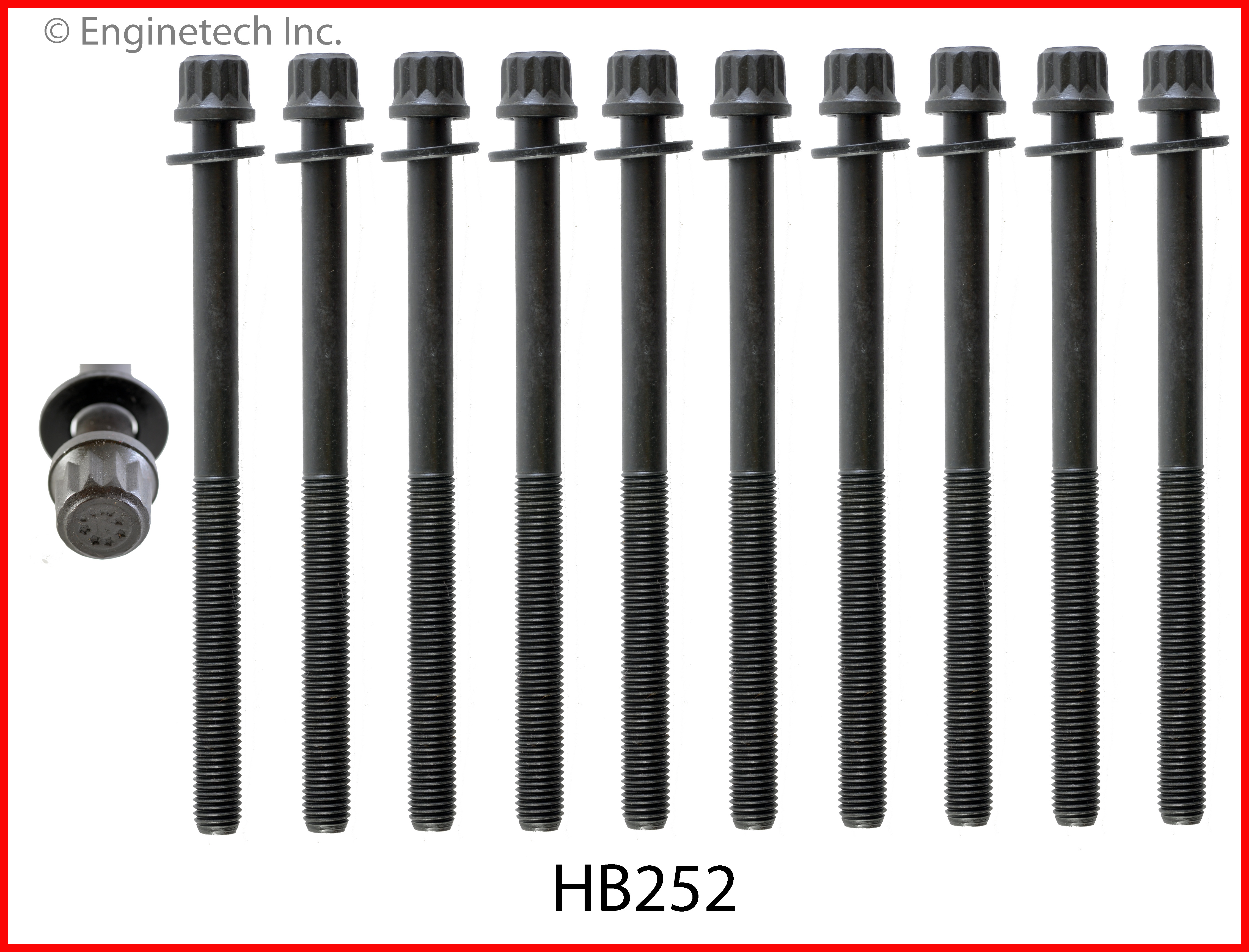 Engine Cylinder Head Bolt Set