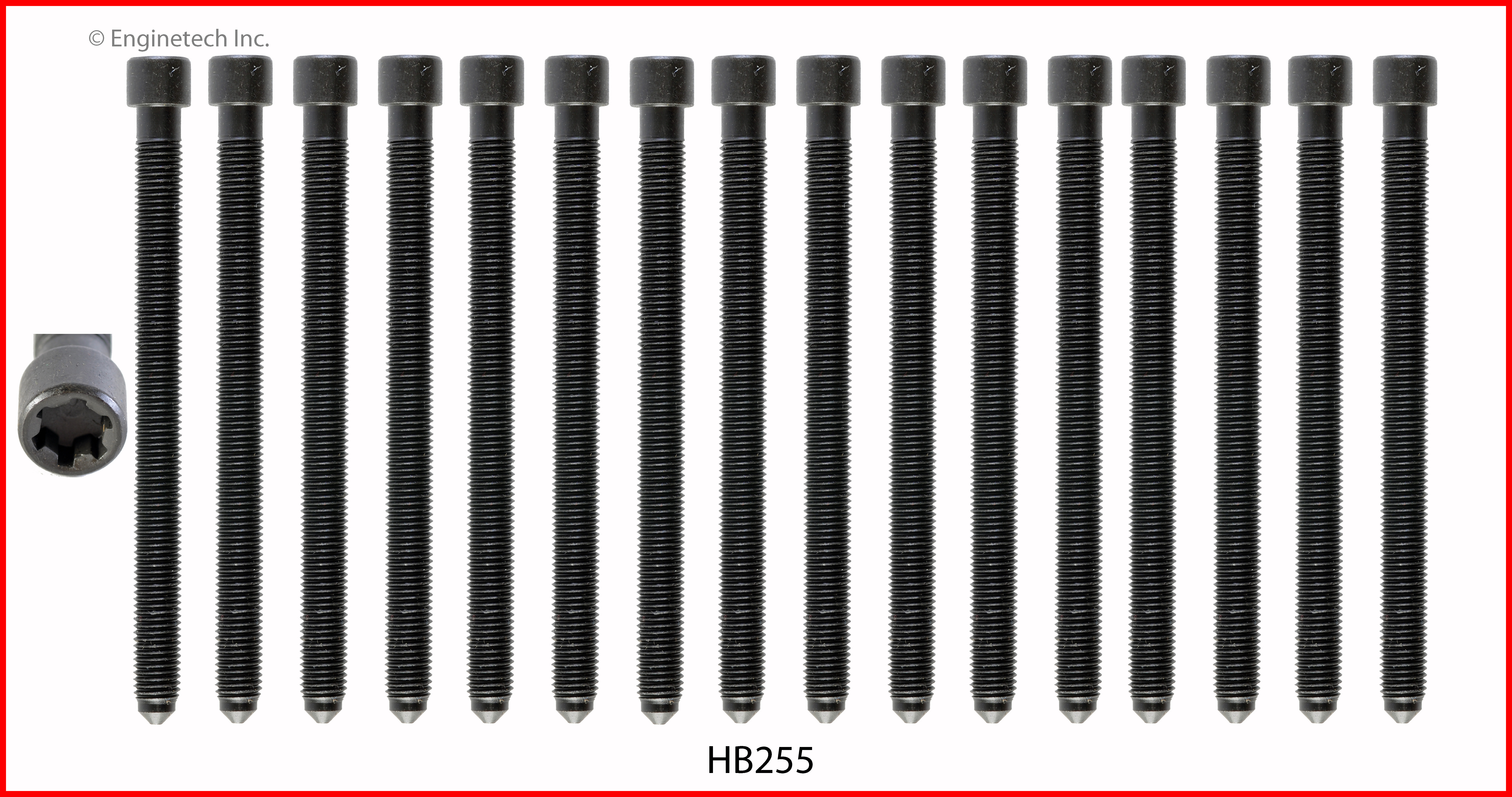 Engine Cylinder Head Bolt Set