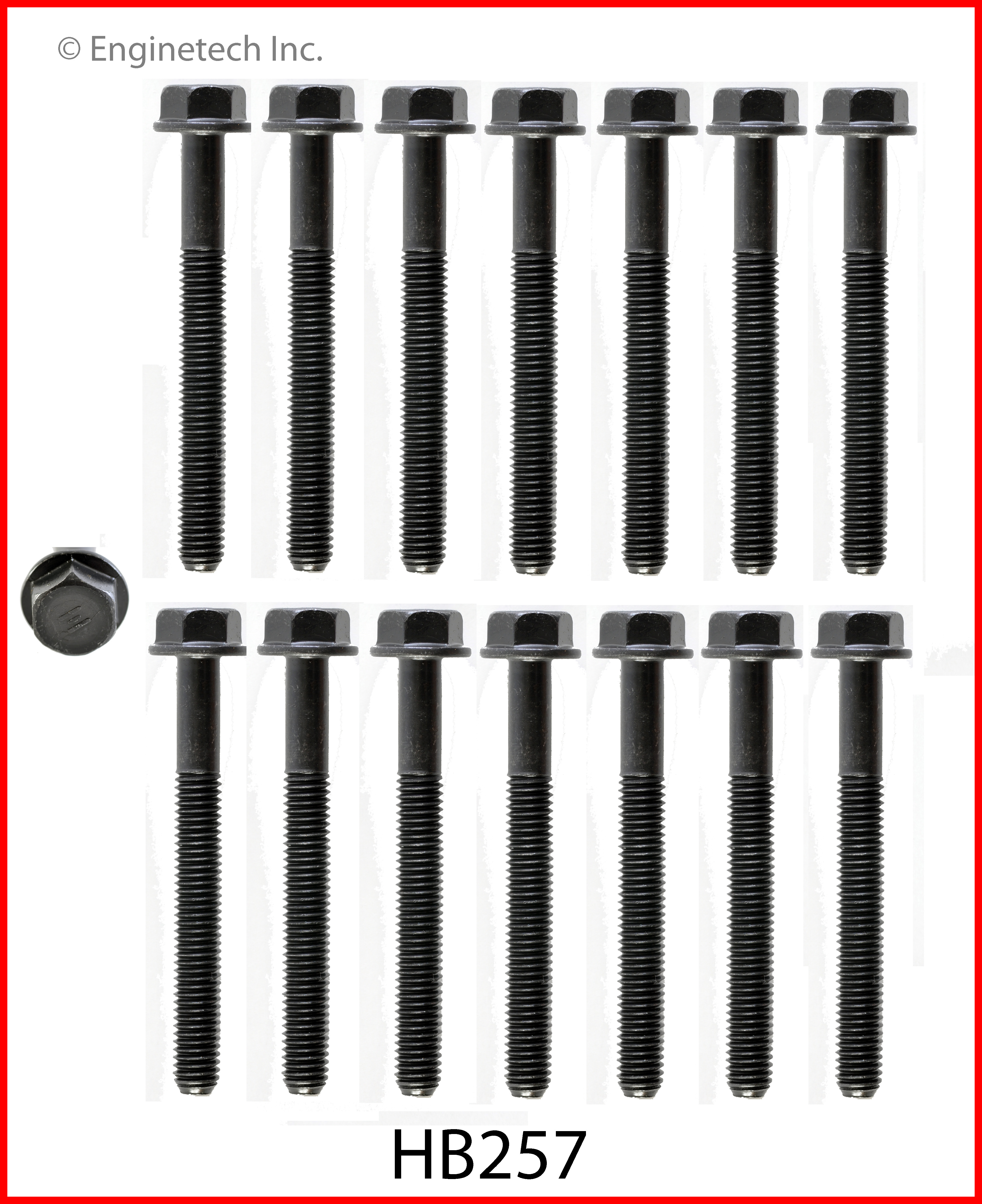 Engine Cylinder Head Bolt Set