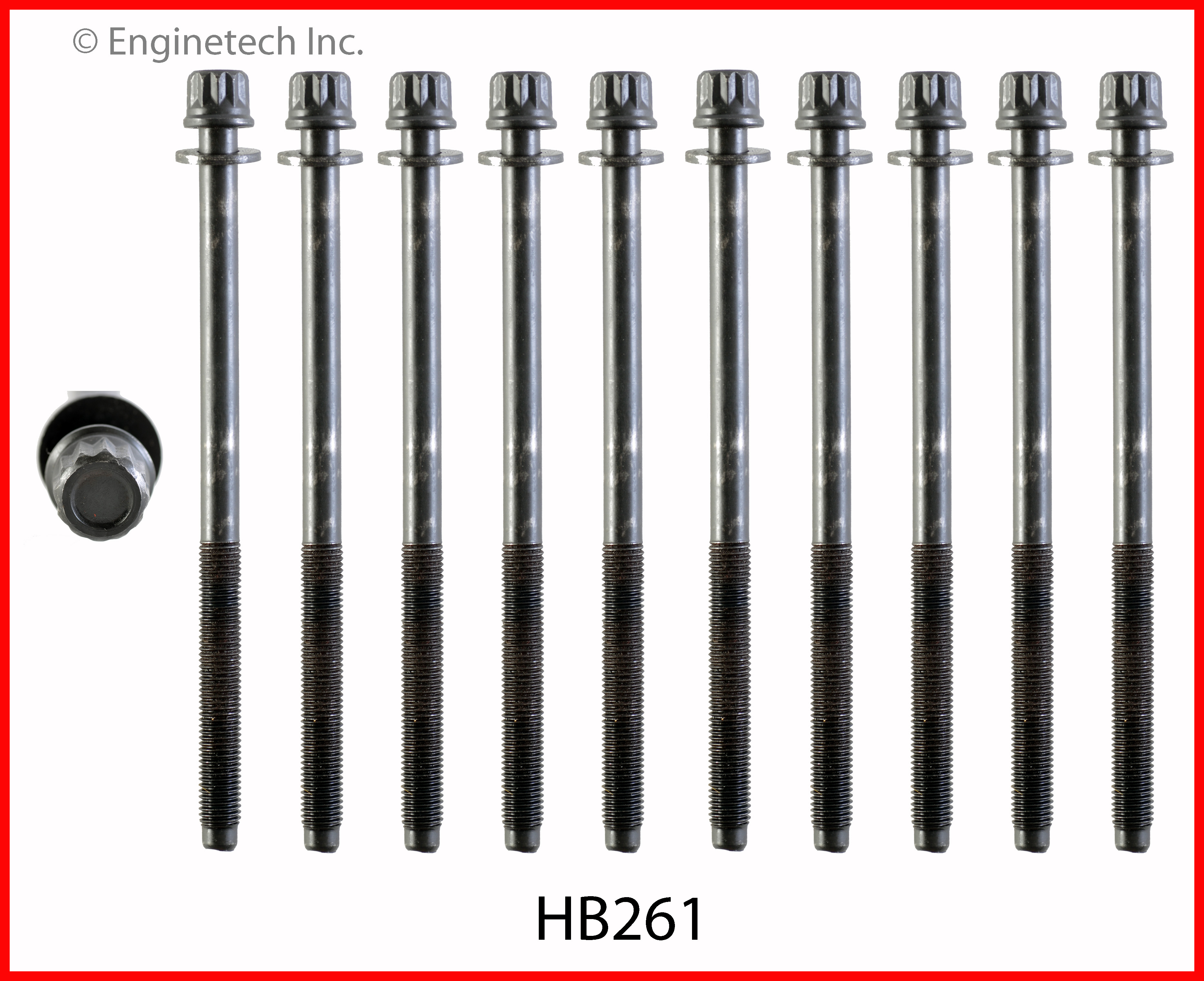 Engine Cylinder Head Bolt Set