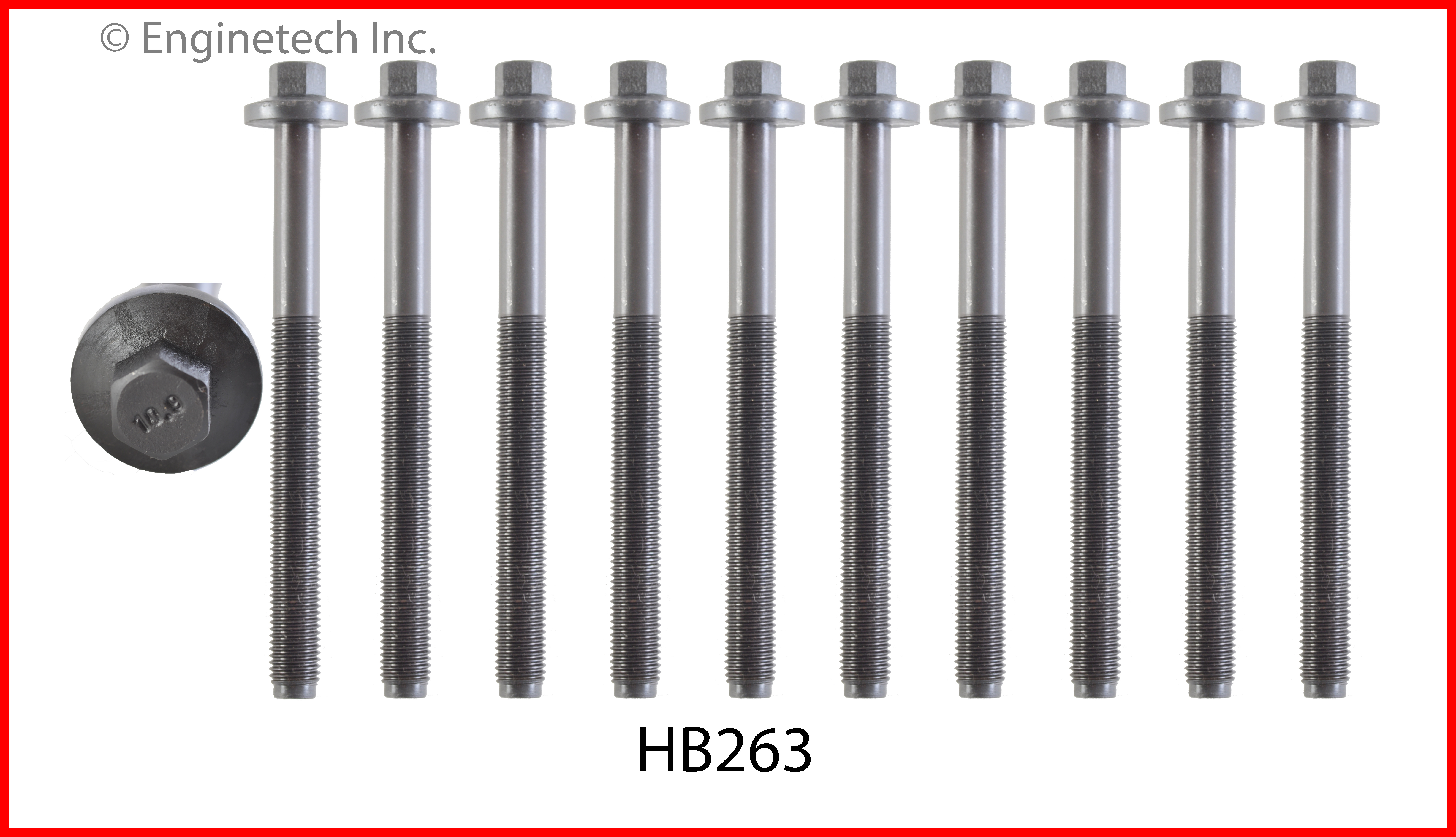 Engine Cylinder Head Bolt Set