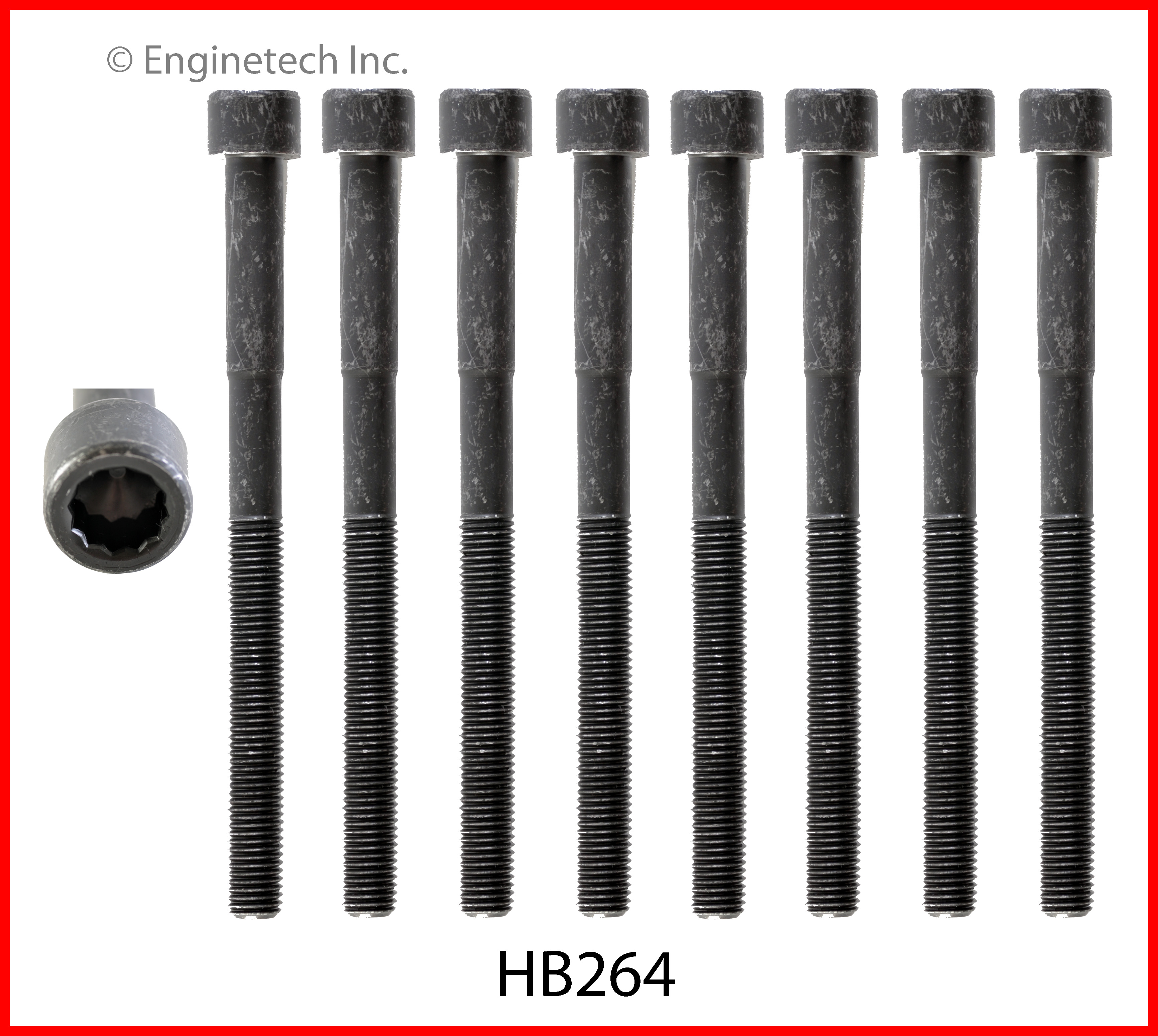 Engine Cylinder Head Bolt Set